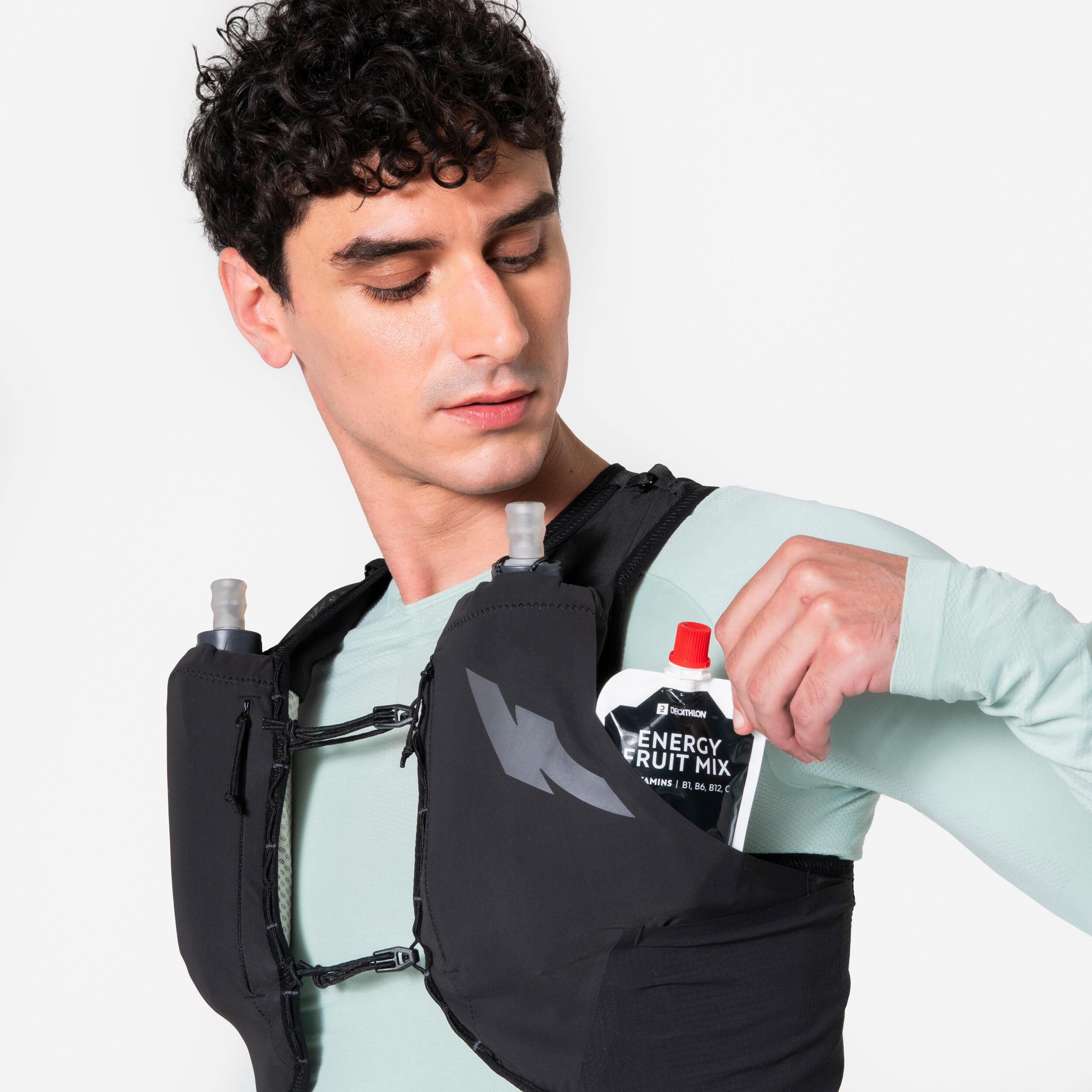 Gilet d'hydratation running unisexe - KIPRUN PROTEAM 10 noir 12/20