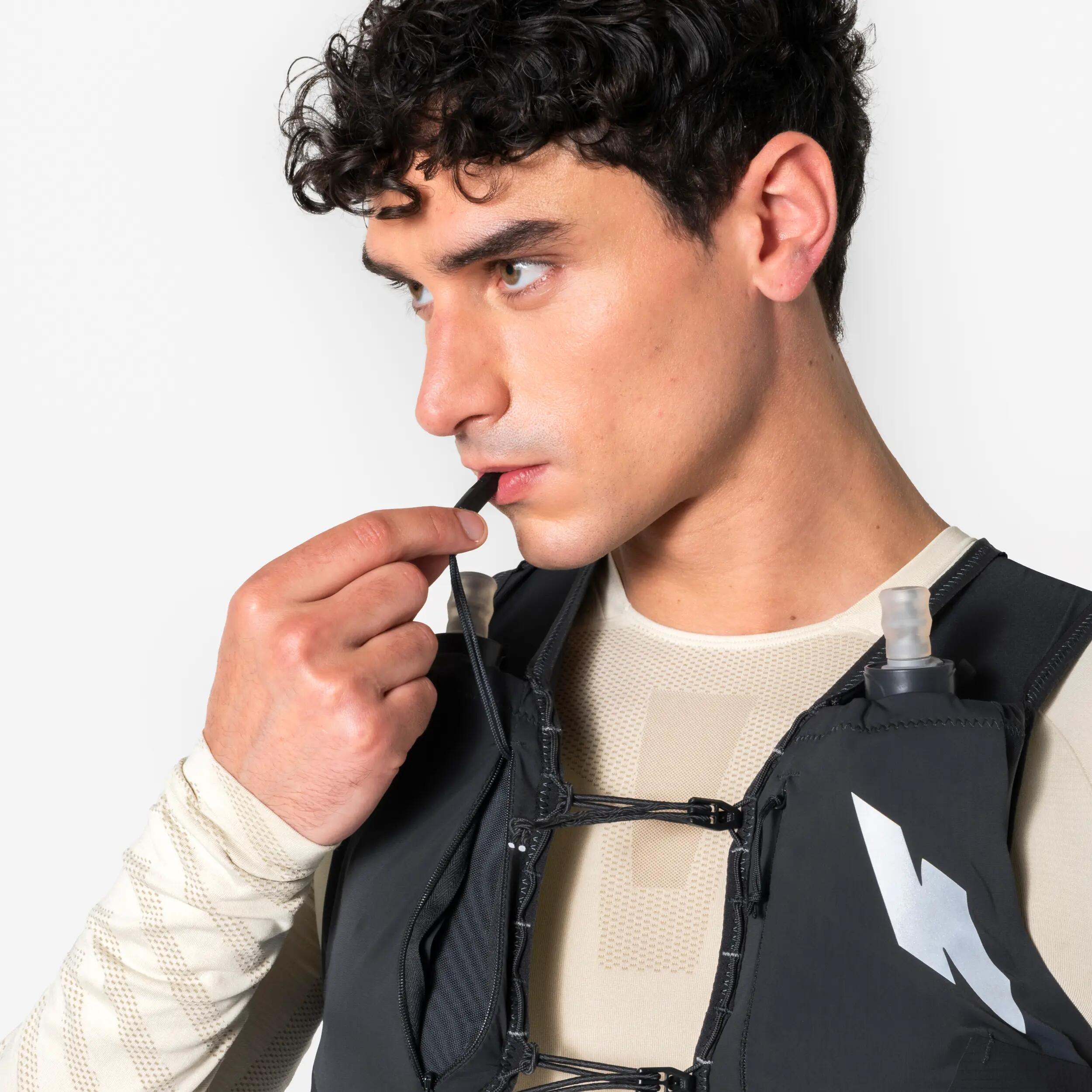 Vestă de hidratare pentru alergare unisex - KIPRUN PROTEAM 5 Gri 10/22