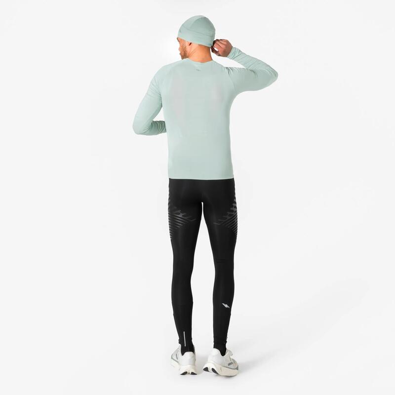 Yetişkin Koşu Beresi - Açık Yeşil - Kiprun Warm+ V2