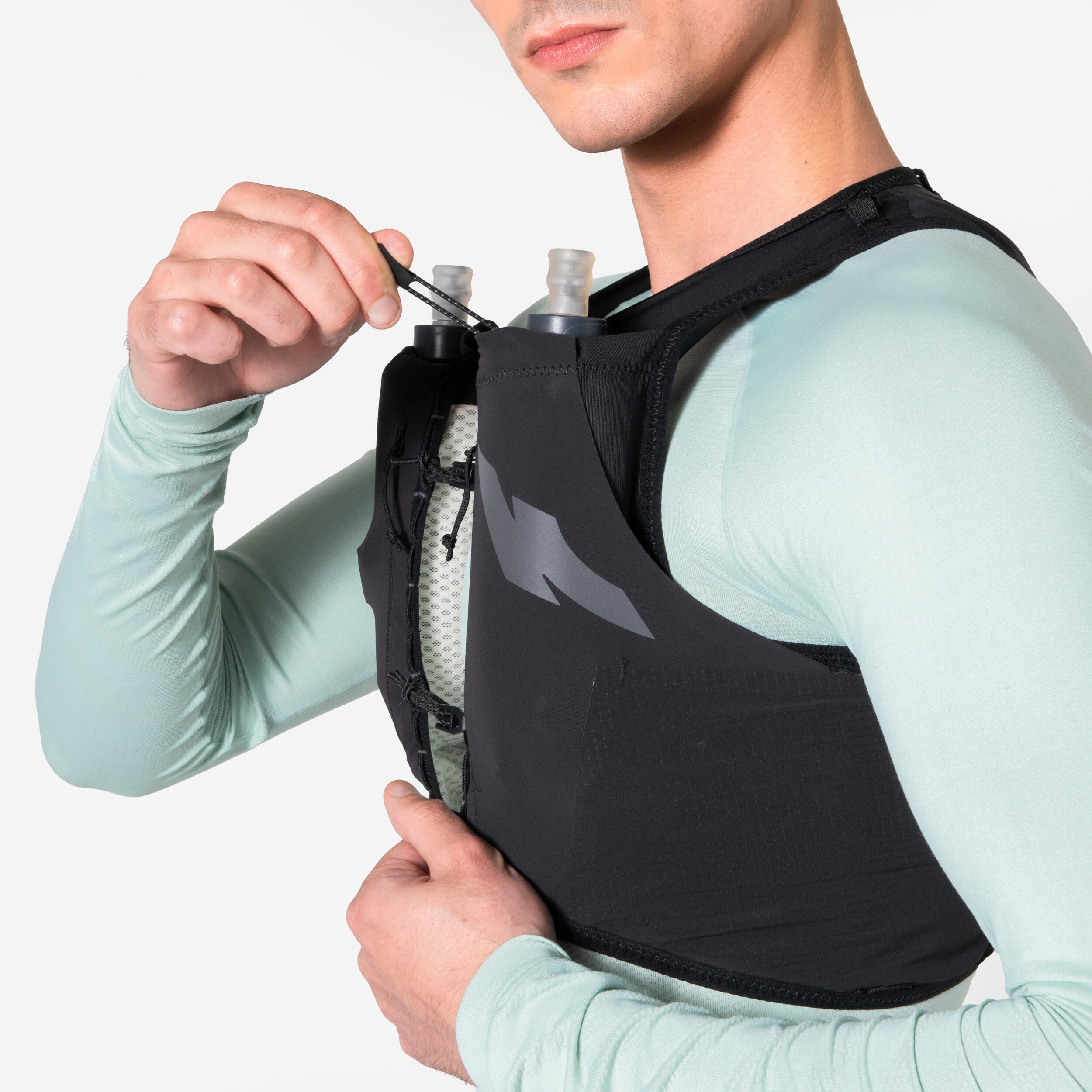 Lauf-Hydrationsweste Unisex - Kiprun Proteam 5 schwarz 6/17