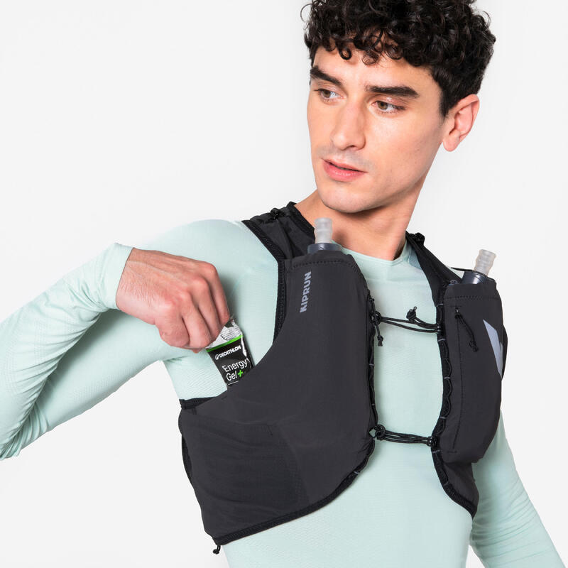 Vestă de hidratare alergare unisex - KIPRUN PROTEAM 10 negru