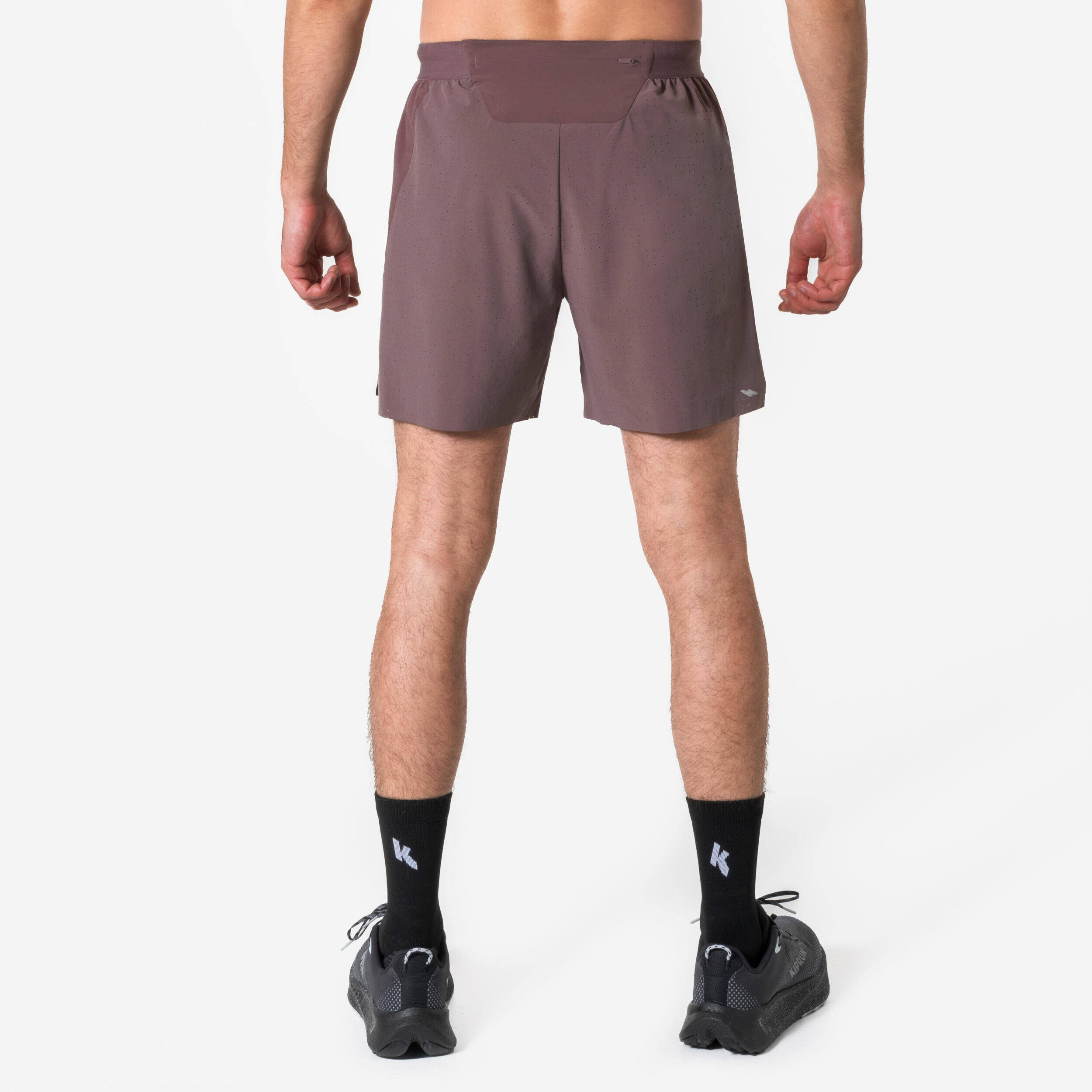 Men's running shorts - KIPRUN Run 500 Comfort - Brown -  5