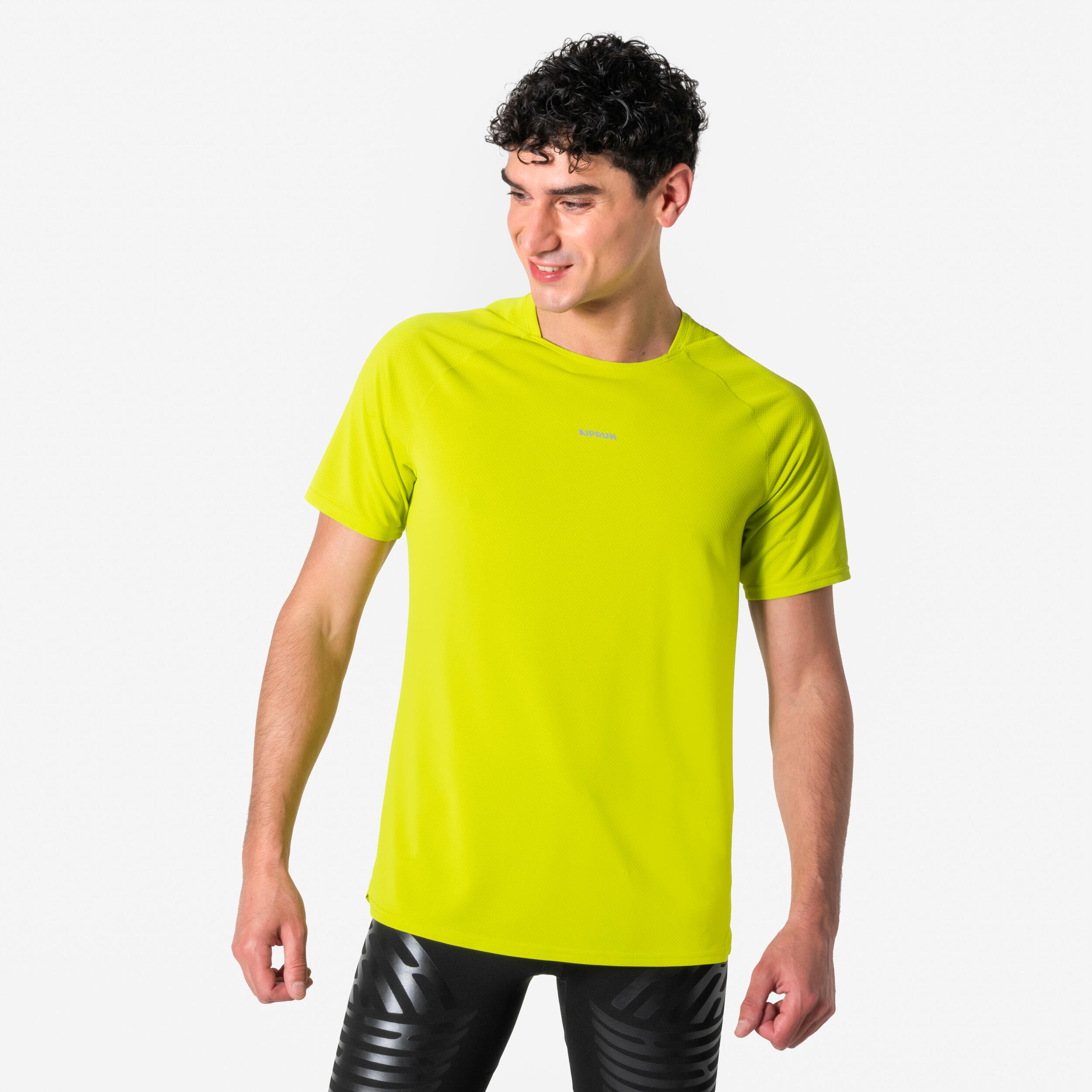 Kiprun Run 500 Men's trail running T-shirt - Green