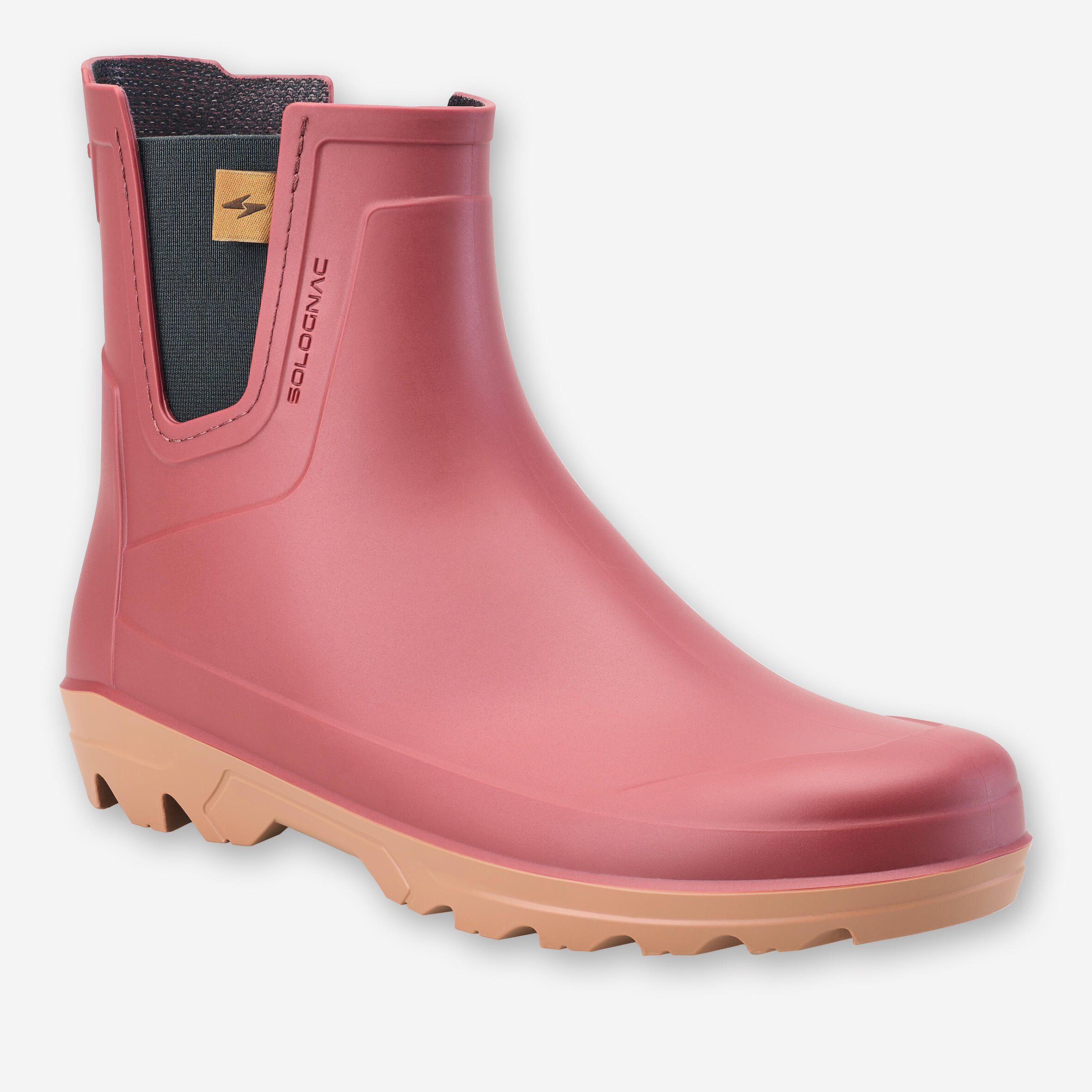 Lage regenlaarzen Land 100 dames pvc paars 2/9