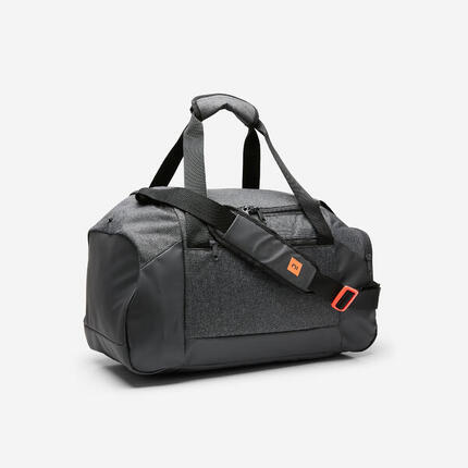 Sac de sport fond rigide déperlant 35l, academic noir