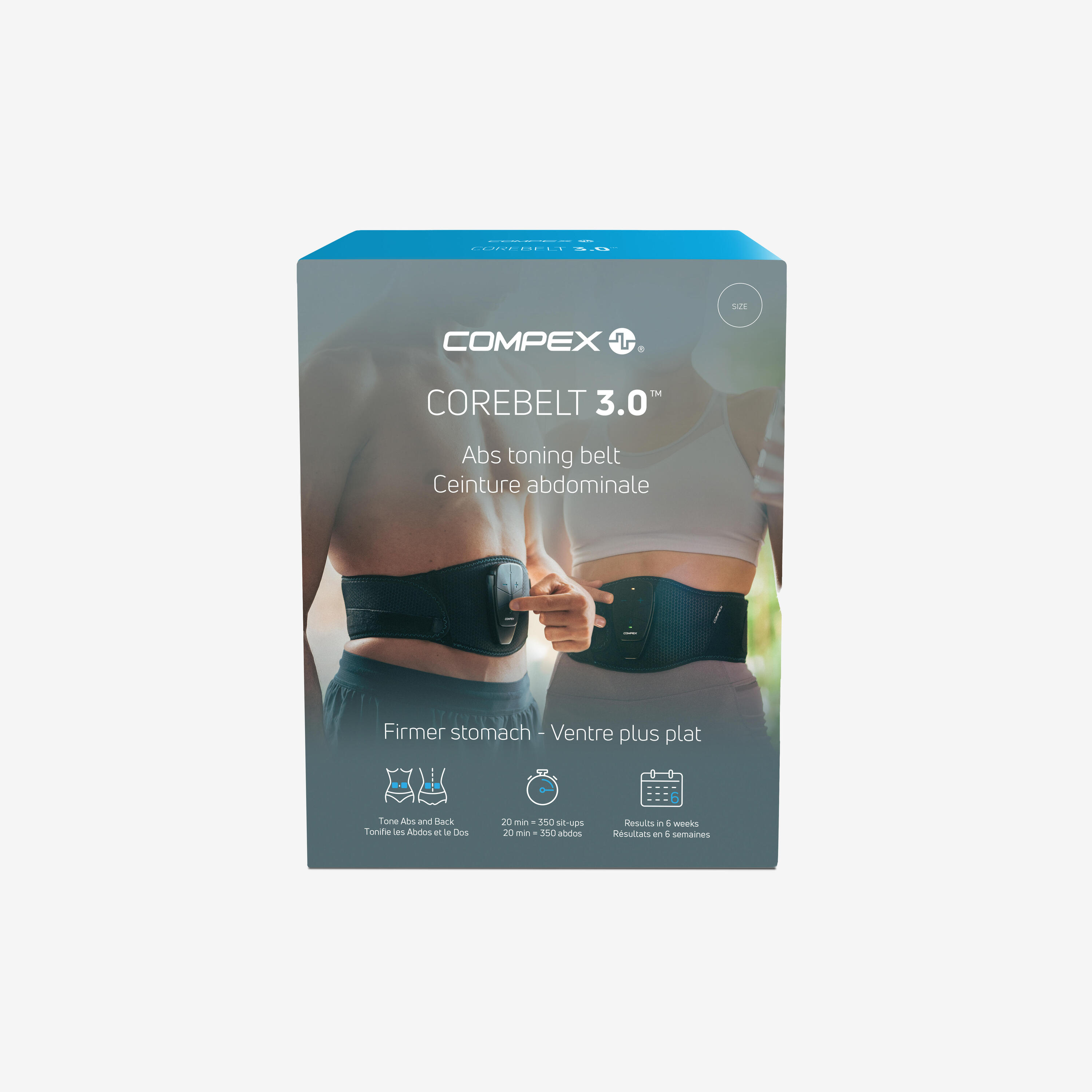 Ceinture d'électrostimulation, Corebelt 3.0 S/M 2/4