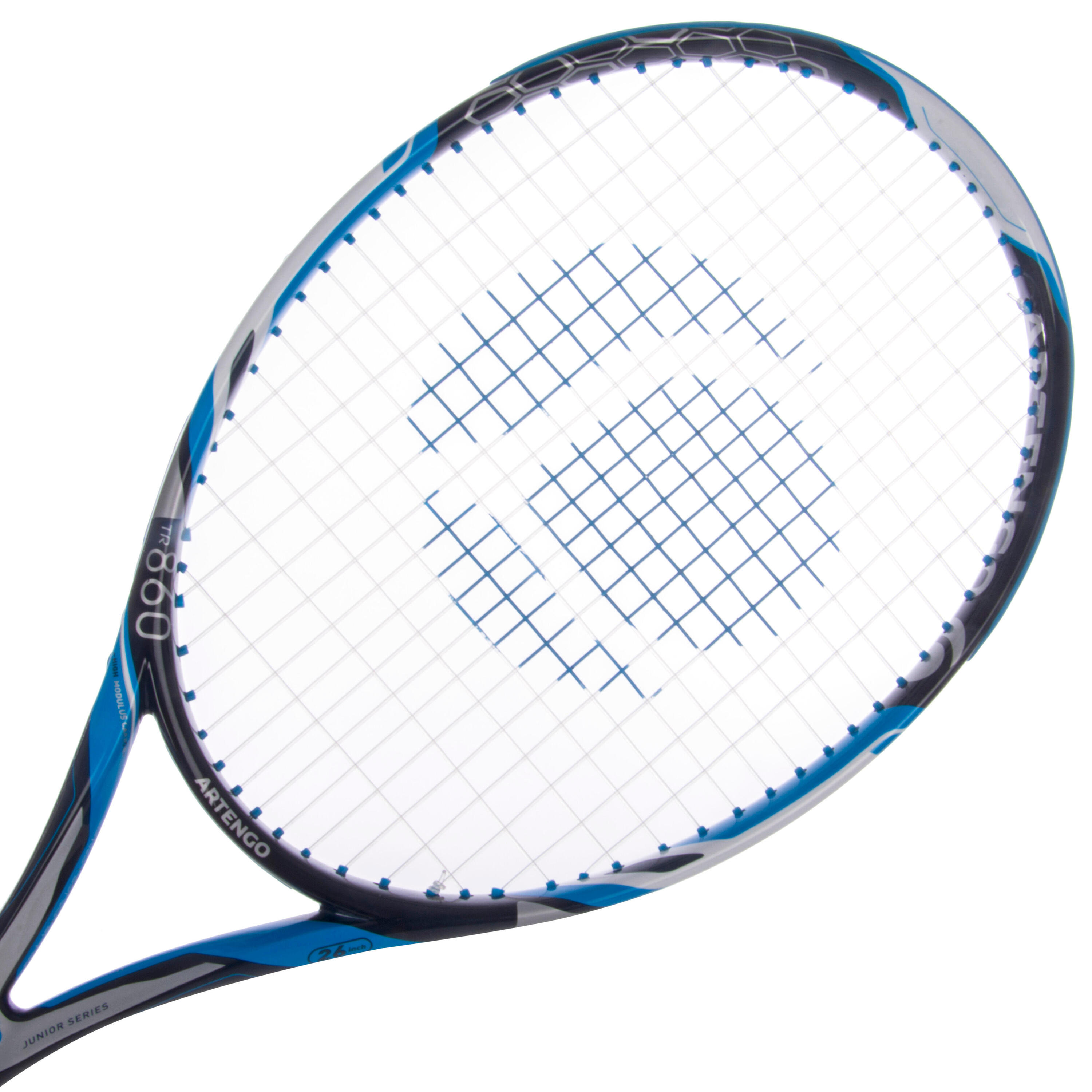 TR860 Junior 26 Graphite Tennis Racket - Blue 3/15