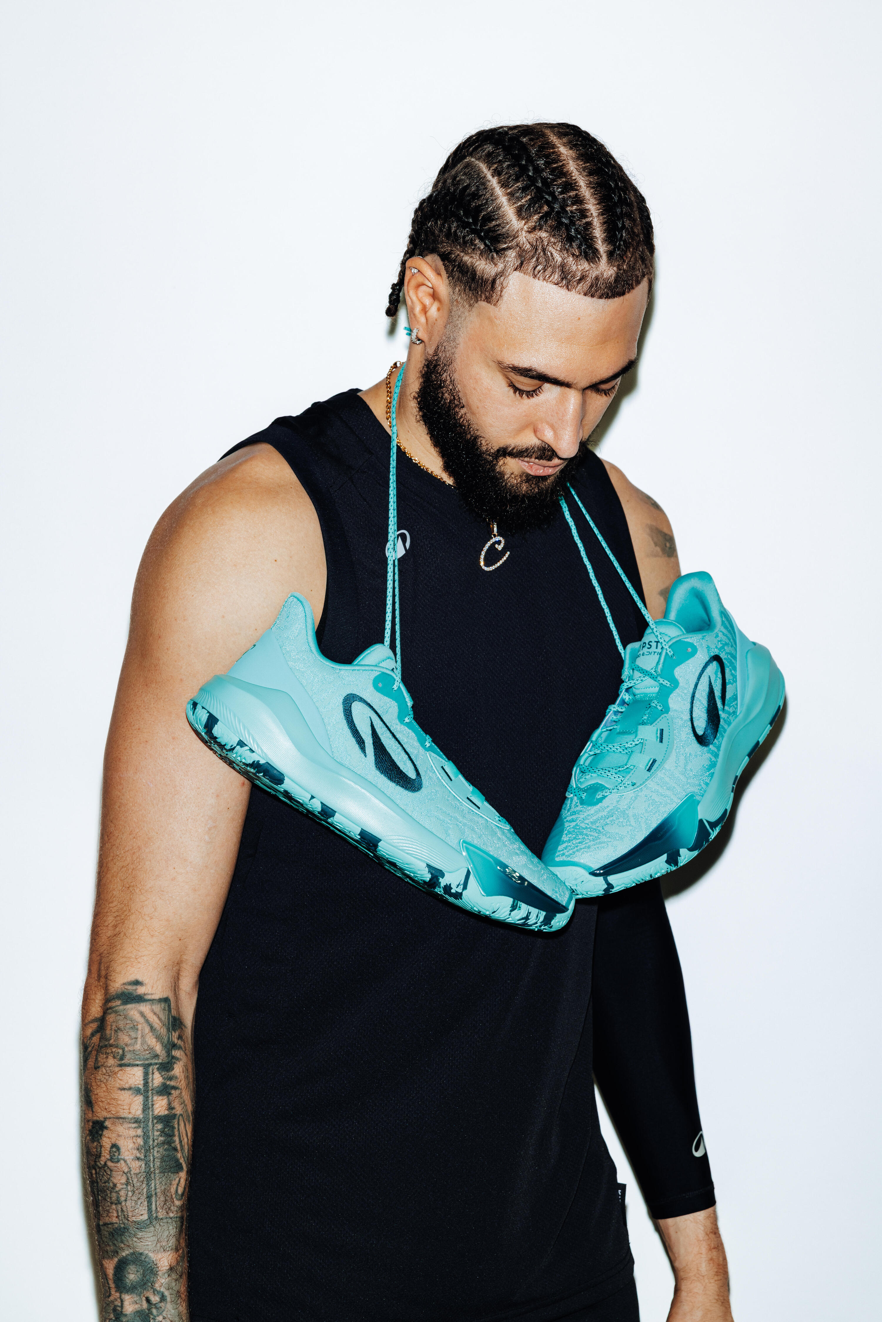 Scarpe basket adulto FAST 900 LOW turchesi 9/16