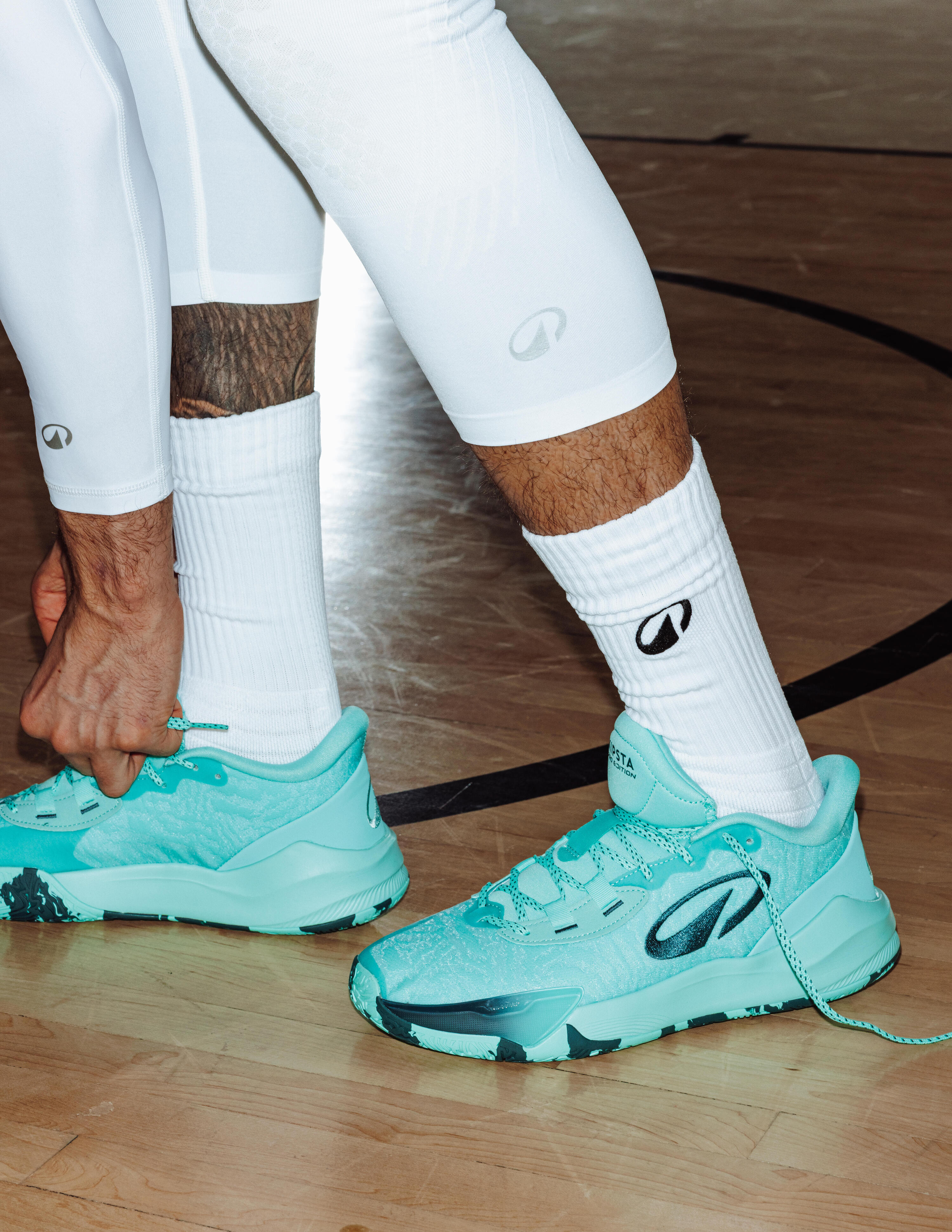 Scarpe basket adulto FAST 900 LOW turchesi 15/16