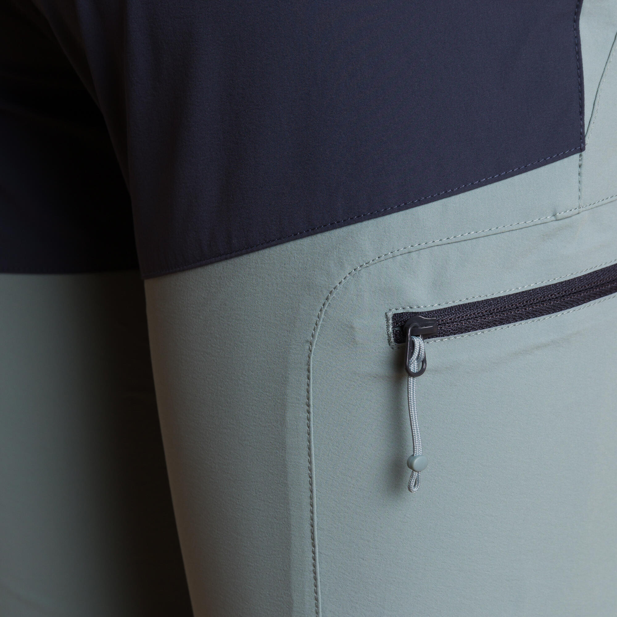 Pantalón de montaña y trekking Mujer Trangoworld Oteros gris 3/4