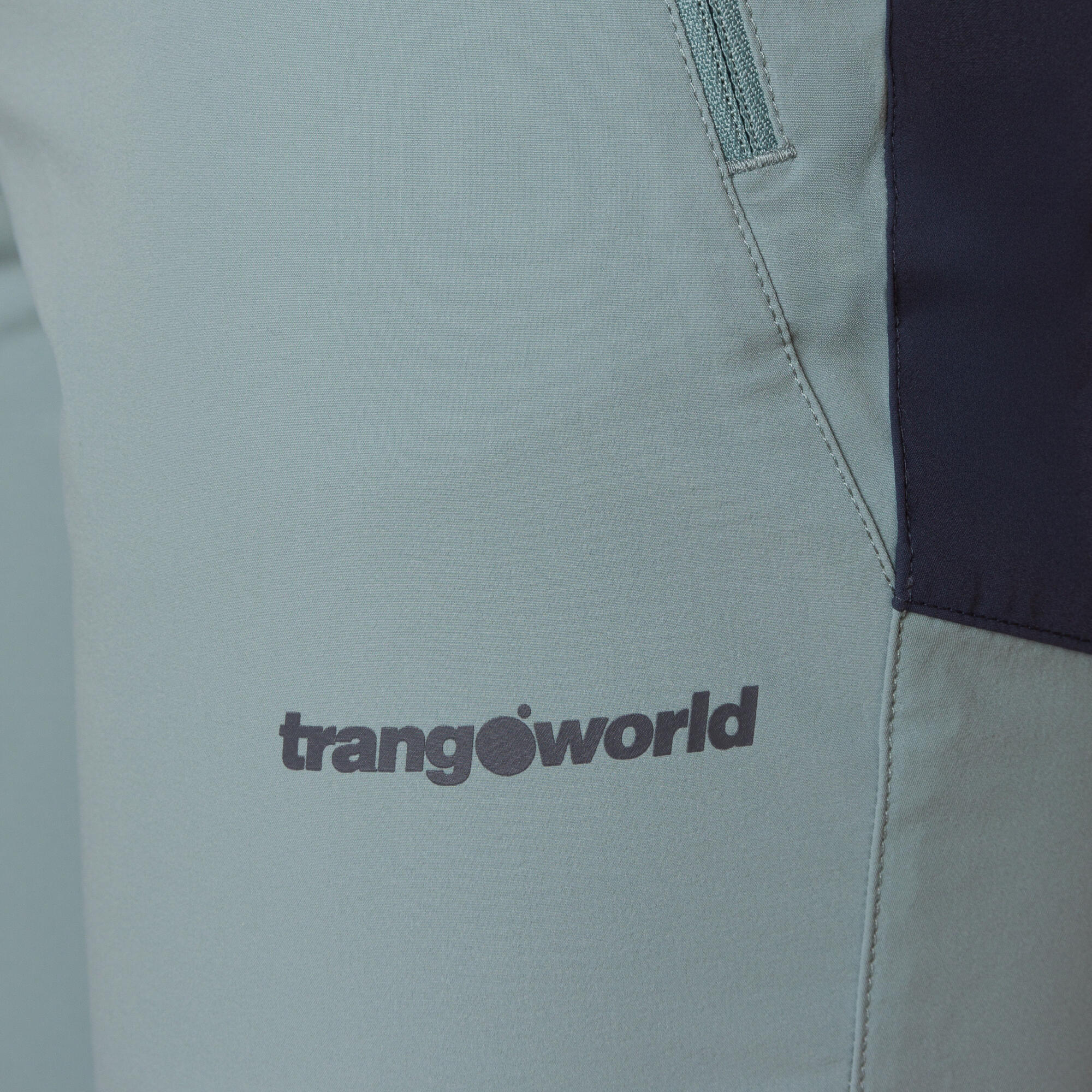Pantalón de montaña y trekking Mujer Trangoworld Oteros gris 2/4