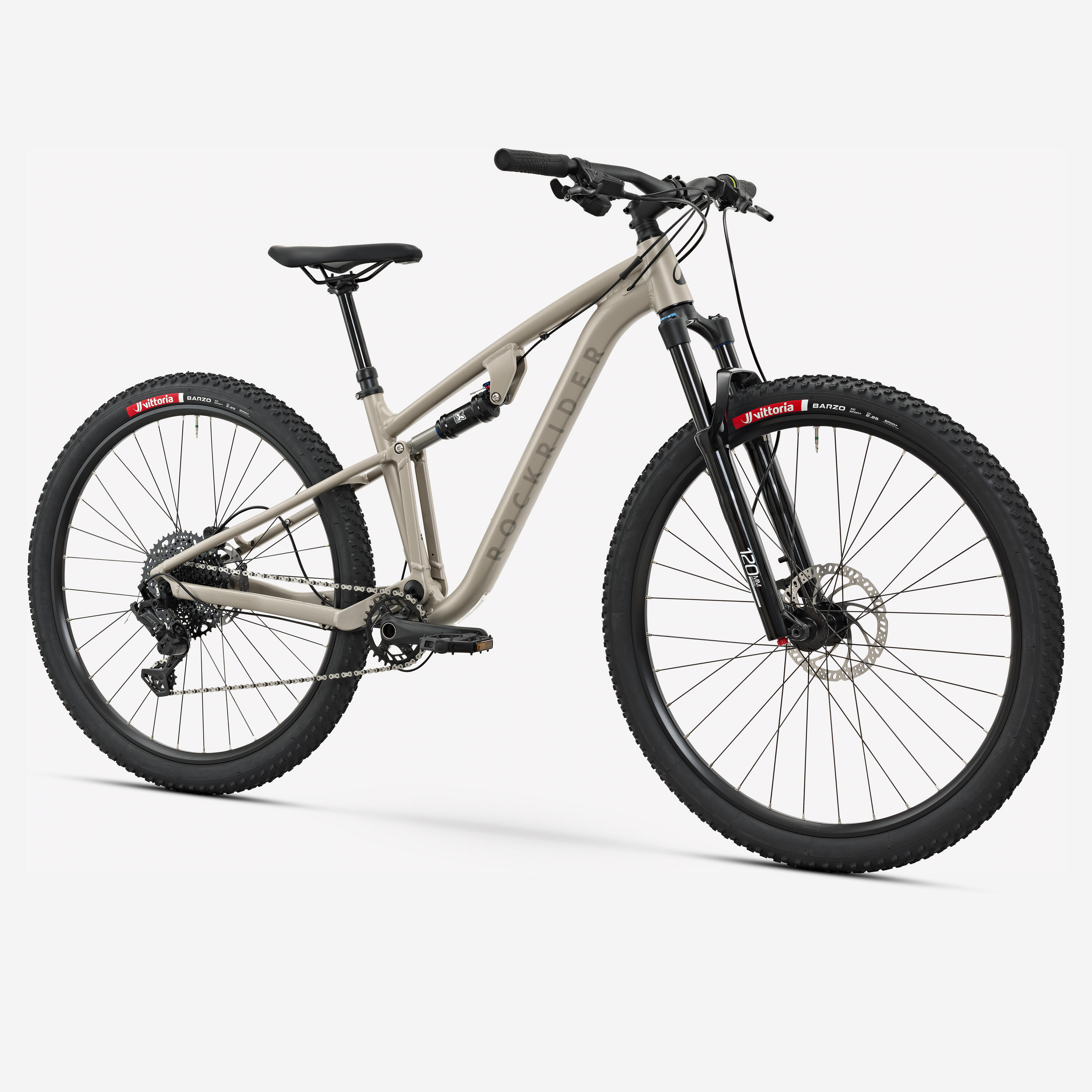 Bicicleta BTT Passeio Suspensão Integral 29" Quadro Alumínio EXPL 140S Champanhe 2/7