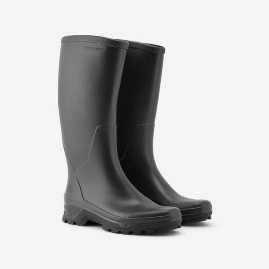 Bottes de pluie imperméables PVC Land 300 homme vert