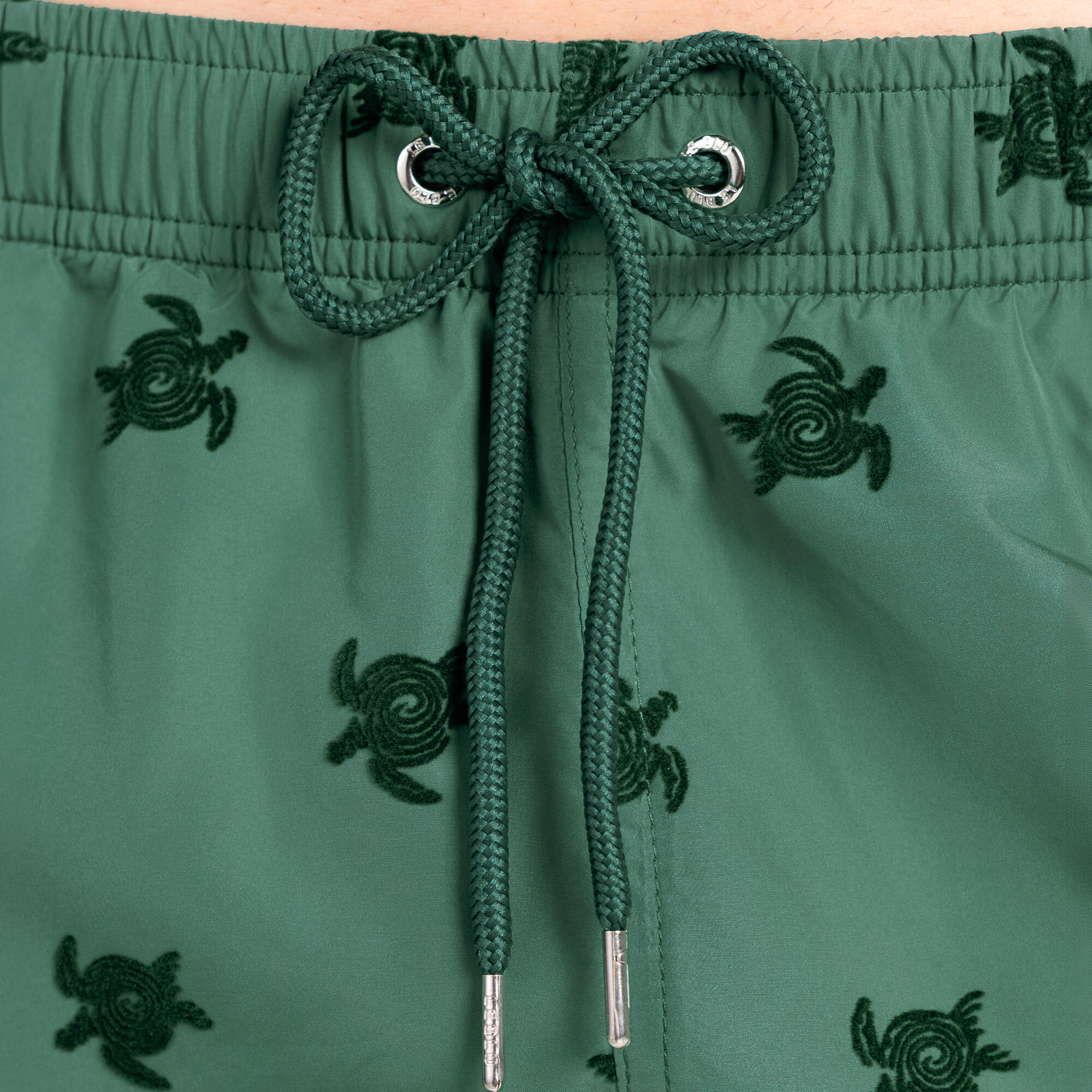 Costume mare uomo modello “tartarughe” verde militare 5/6