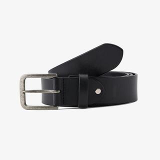 Adult 135cm Leather Belt - Black