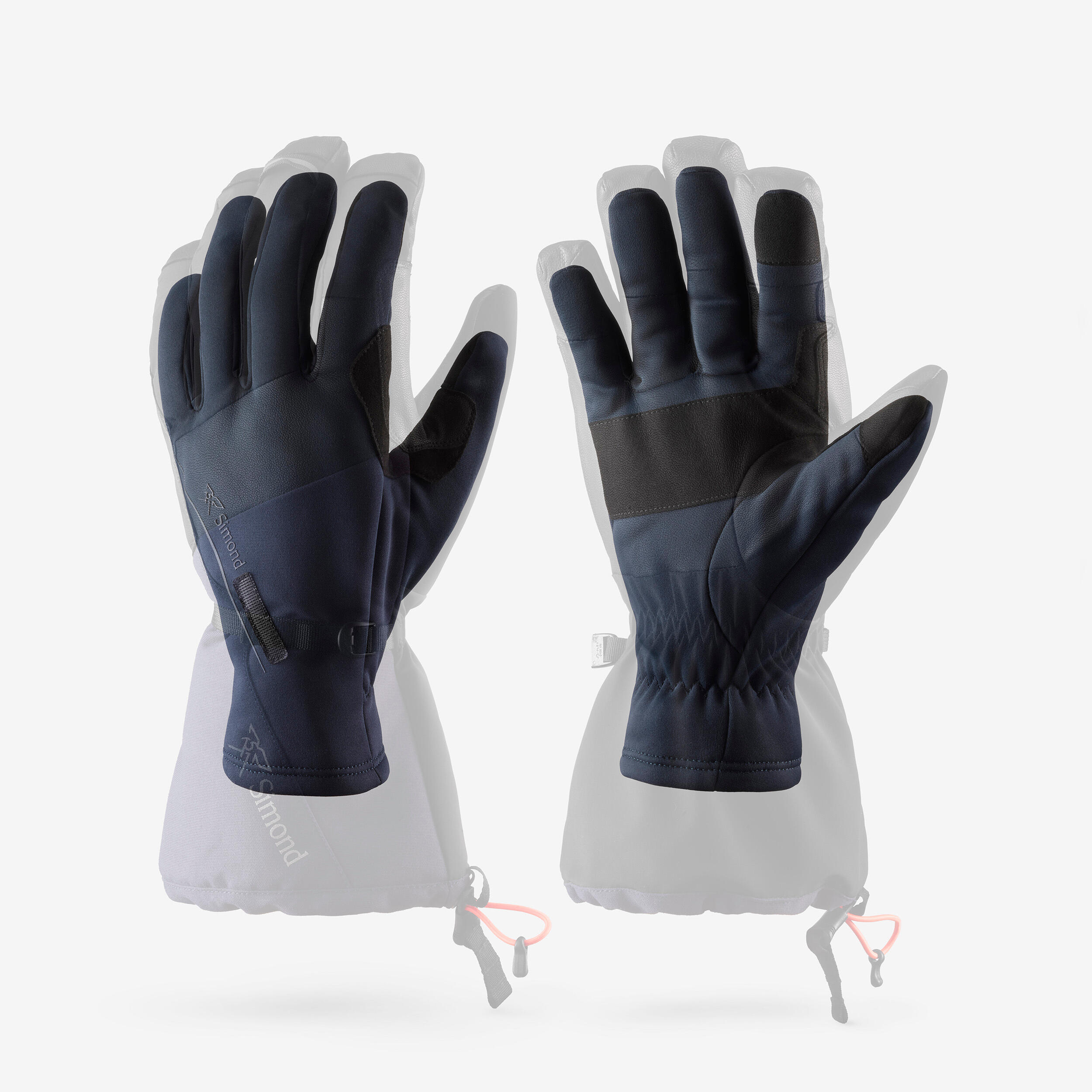 Handschuh Bergsteigen 3-in-1 - Spindrift schwarz 3/12