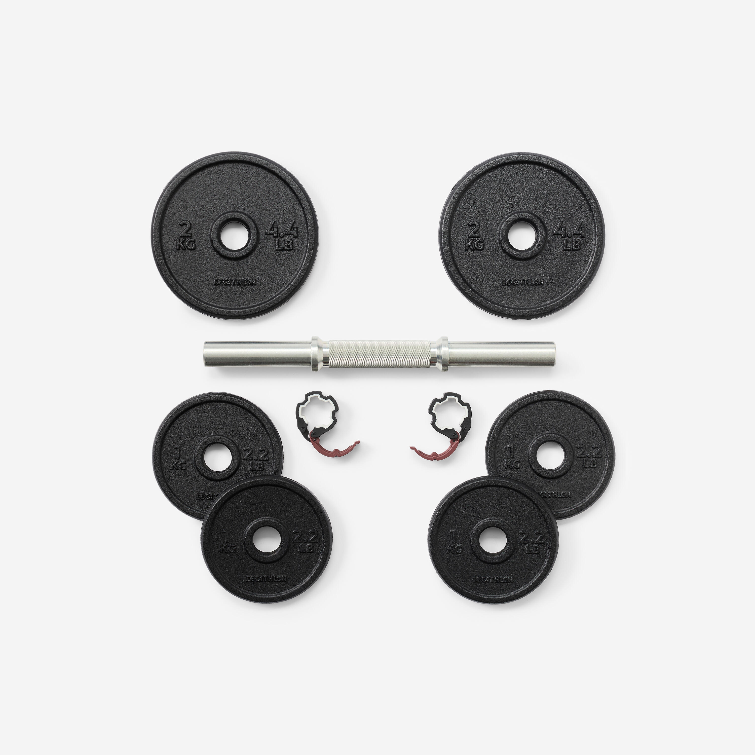 Weight Training Dumbbell Kit 10 kg (22 lb) 2/11