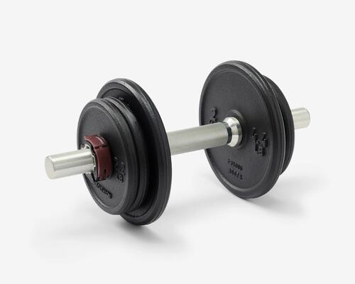 Kit haltère de musculation 10 kg avec disque de fonte à 80 % recyclée : notice, réparation