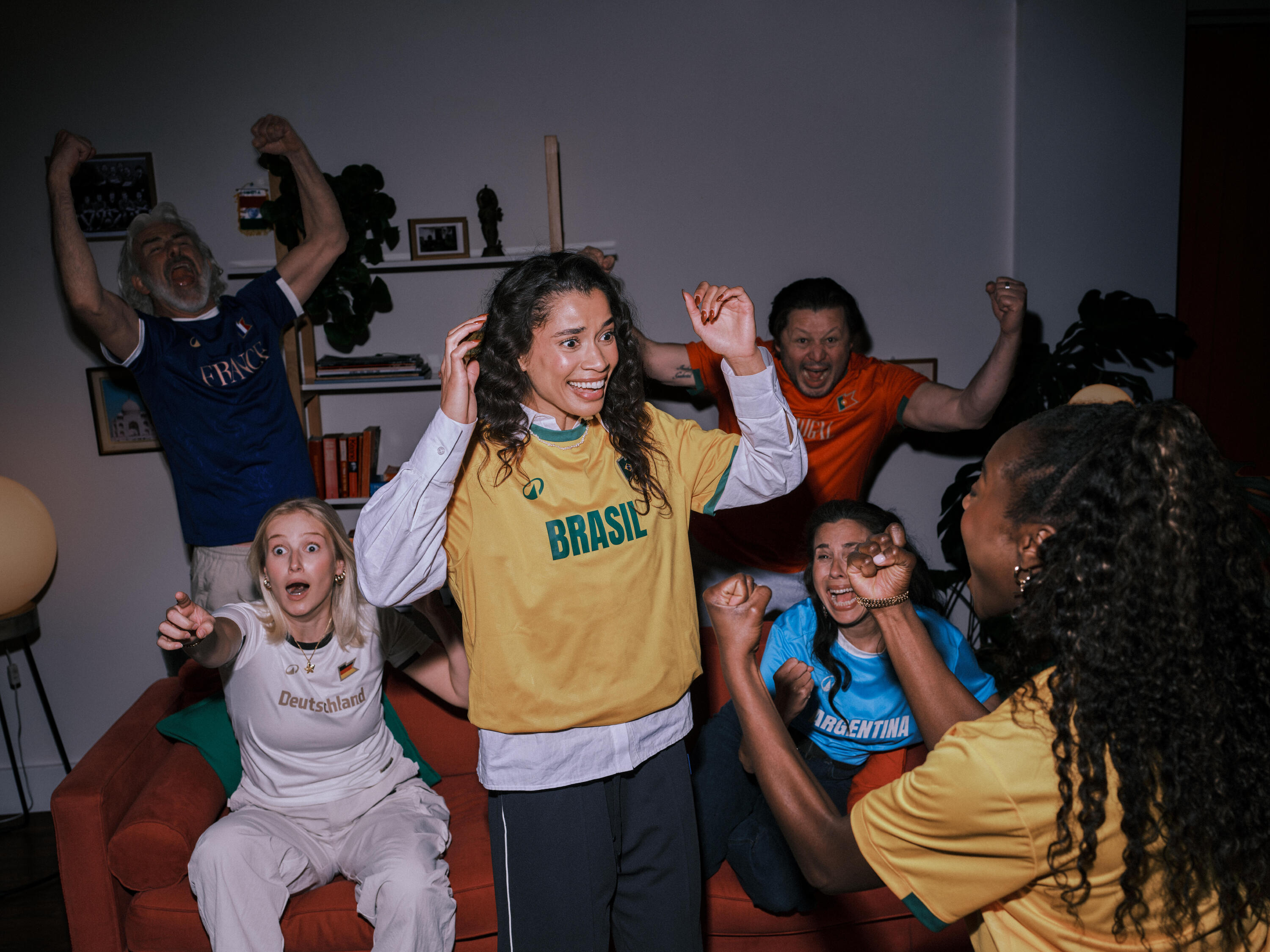 Playera de futbol de aficionado de Brasil para adulto 9/9