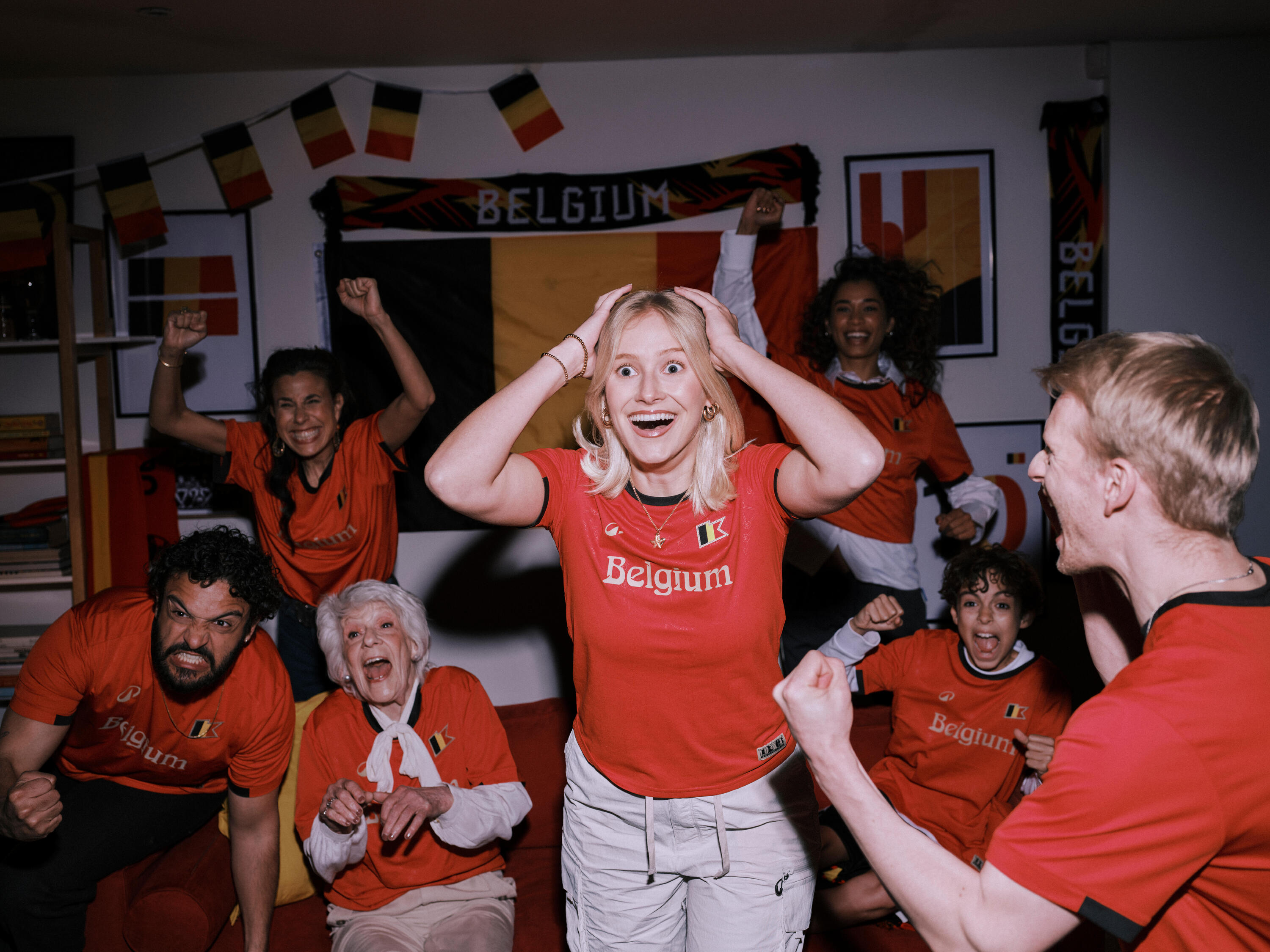 Camiseta de fútbol para aficionado Bélgica niño 2026 3/7