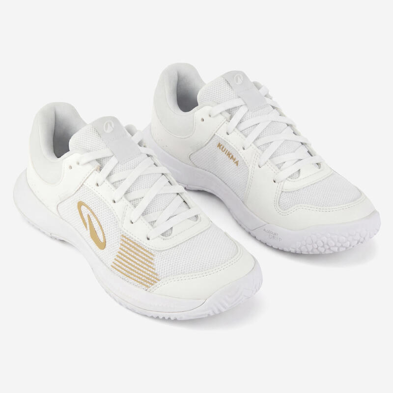 Yetişkin Tenis Ayakkabısı - Beyaz/Bej - Kuikma Comfort Lite