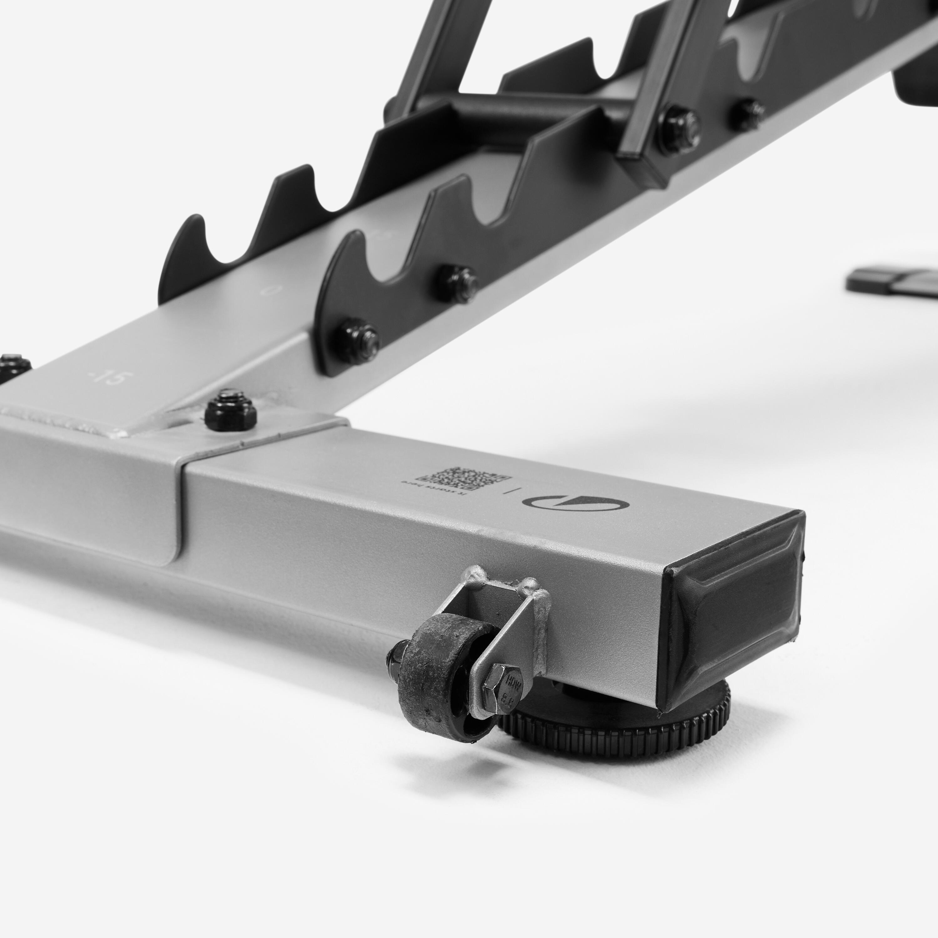 Banco de Musculação Inclinável e Declinável Resistência 300 kg 7/10