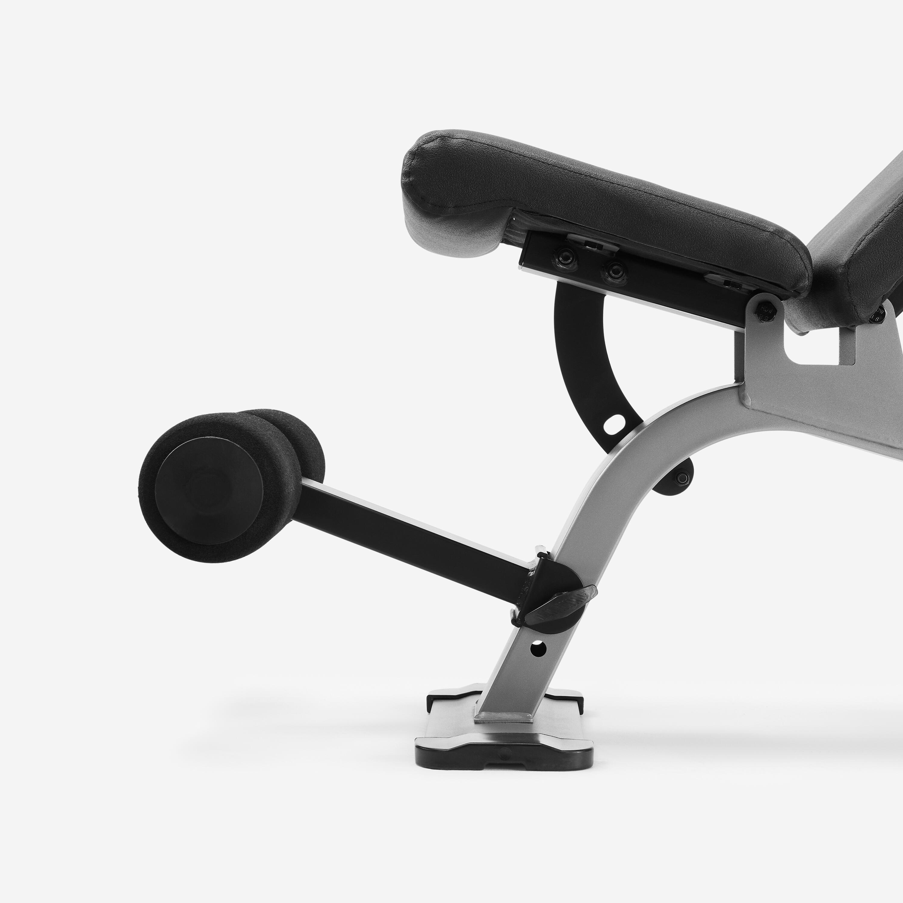Banco de Musculação Inclinável e Declinável Resistência 300 kg 6/10