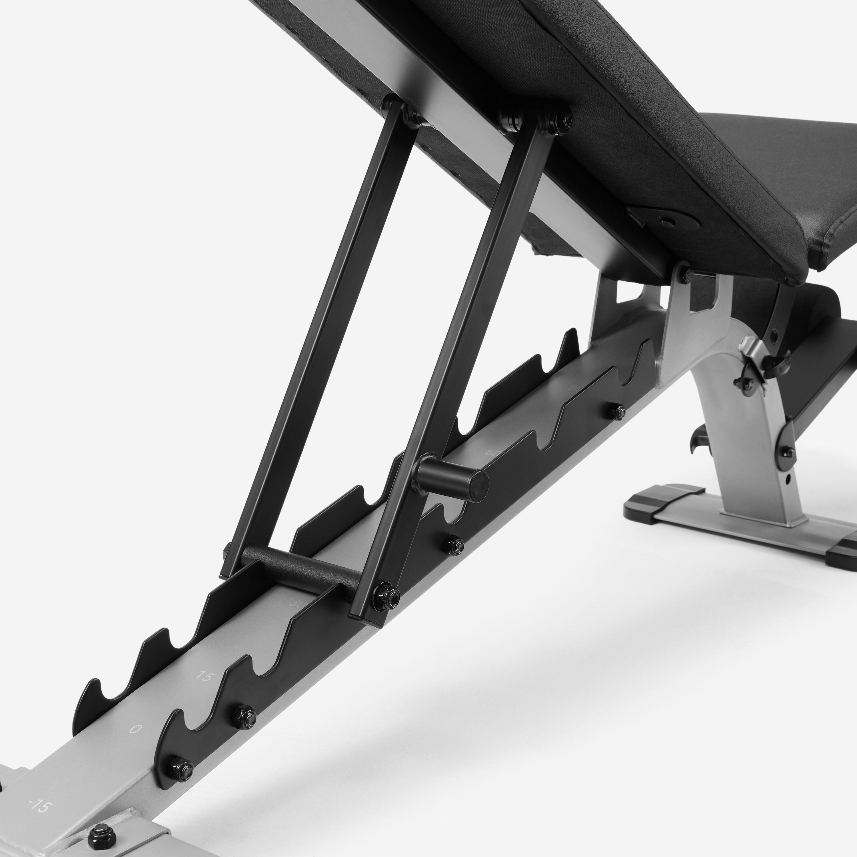 Banco de Musculação Inclinável e Declinável Resistência 300 kg 3/10