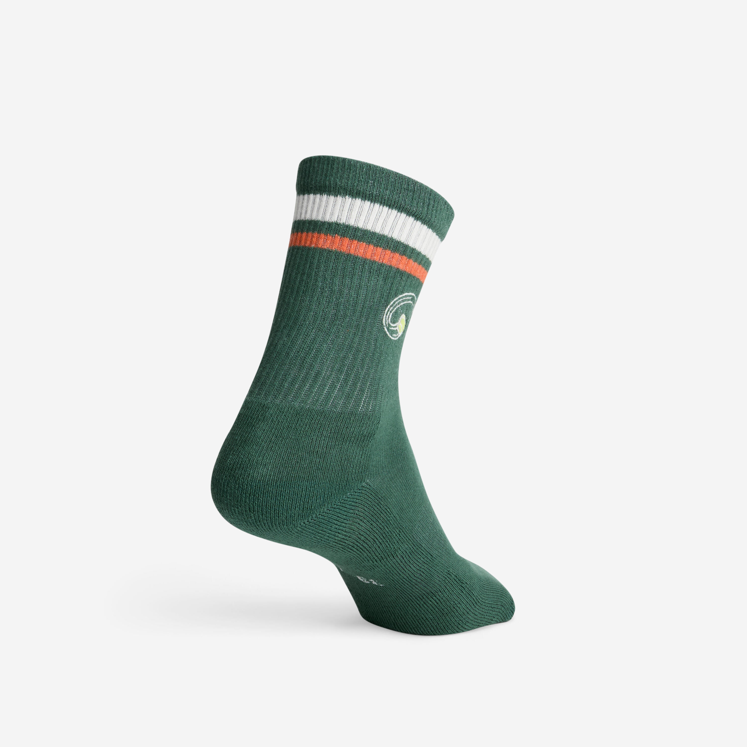 Chaussettes de sport hautes édition spéciale lot de 2 paires, RS300 blanc vert 4/5