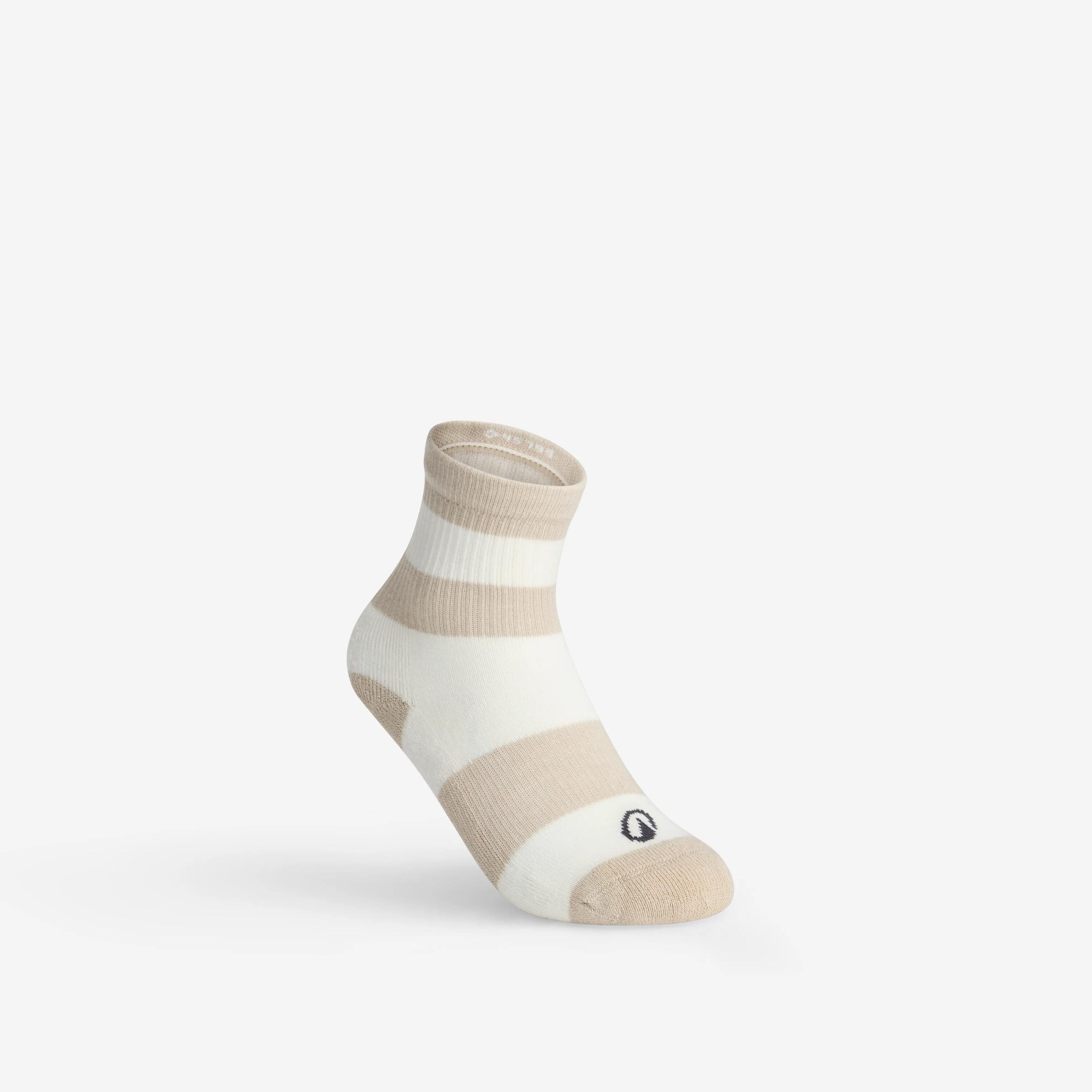 Calze lunghe bambino RS 300 beige-verde x4 5/5