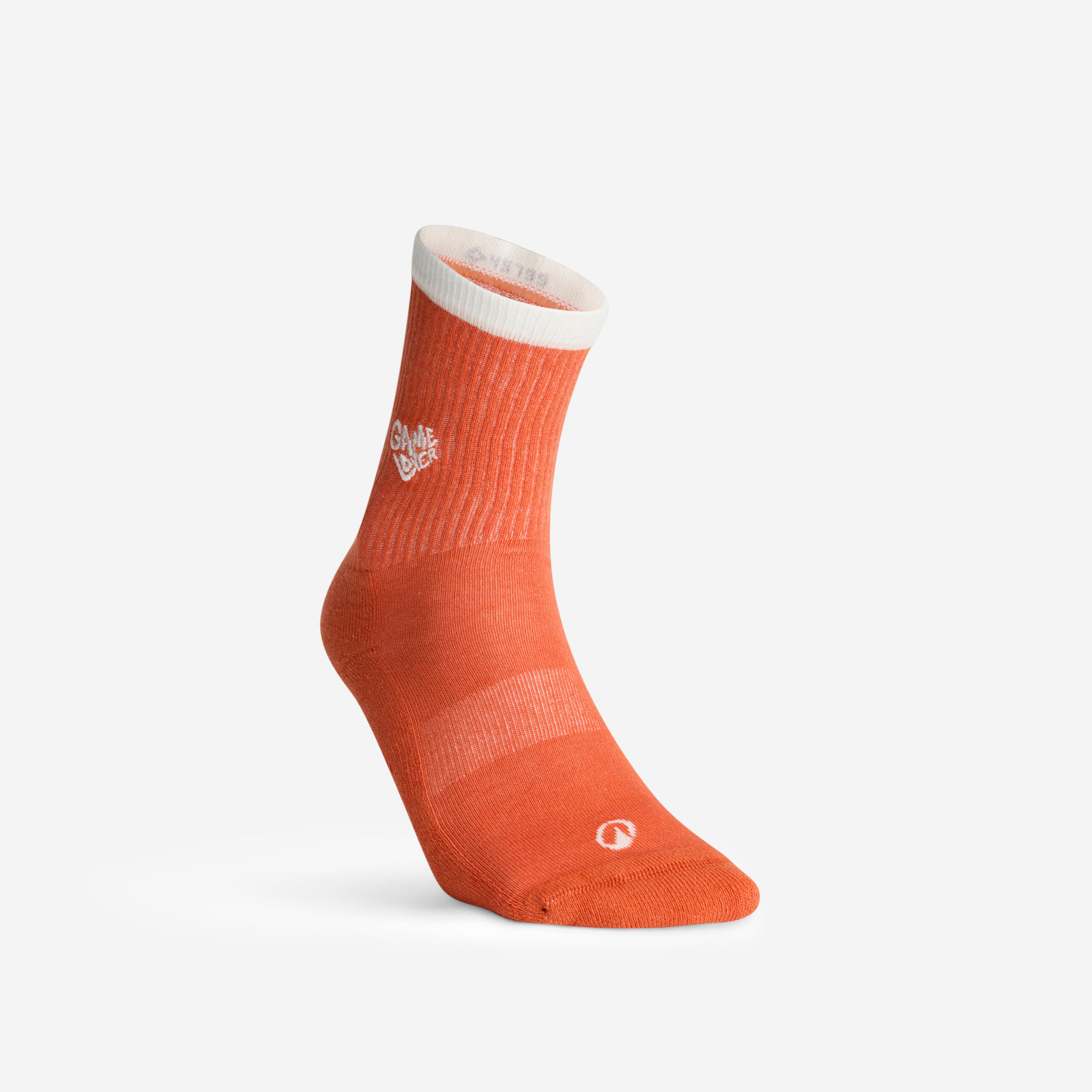 Chaussettes de sport hautes édition spéciale lot de 2 paires, RS300 blanc orange 2/5
