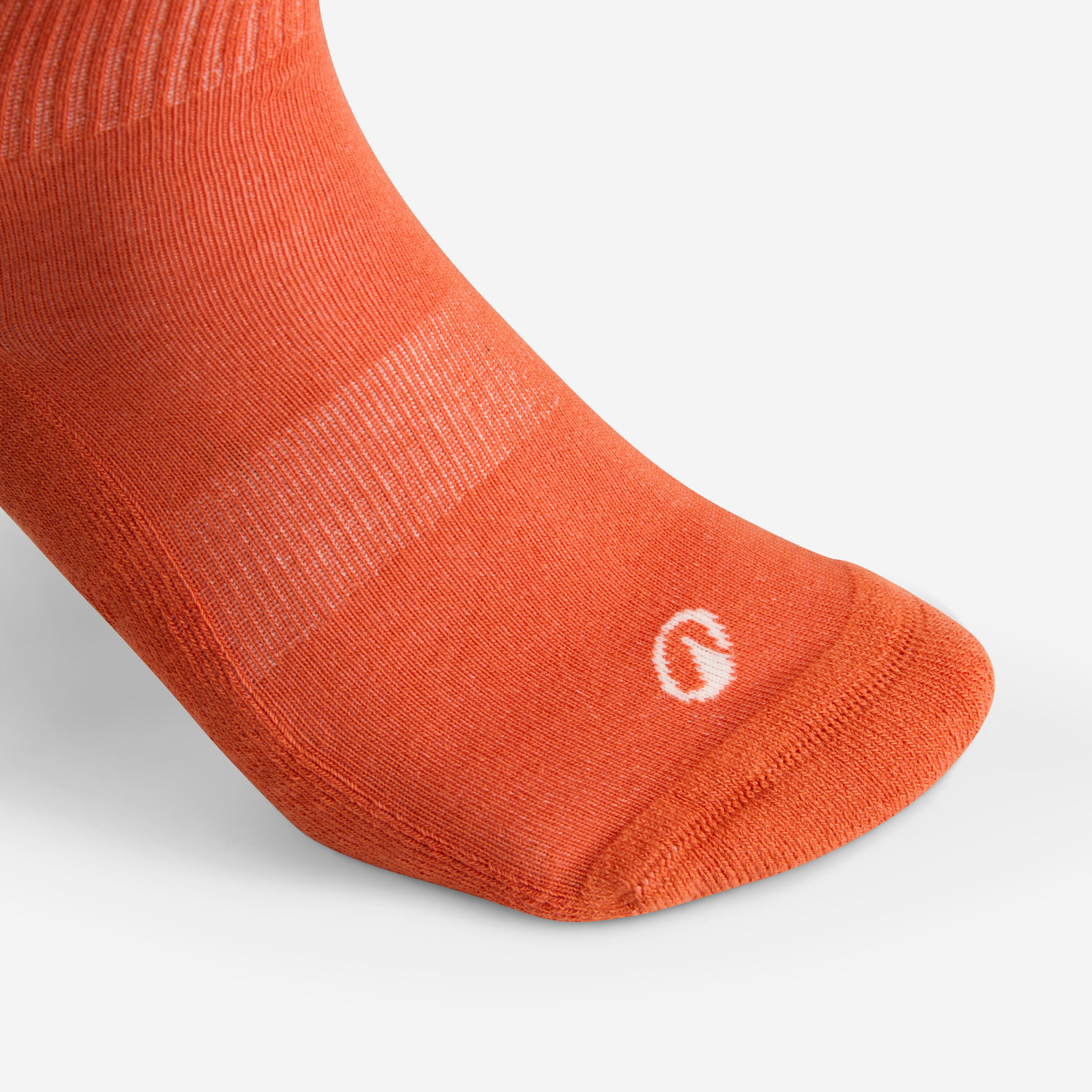 Chaussettes de sport hautes édition spéciale lot de 2 paires, RS300 blanc orange 3/5