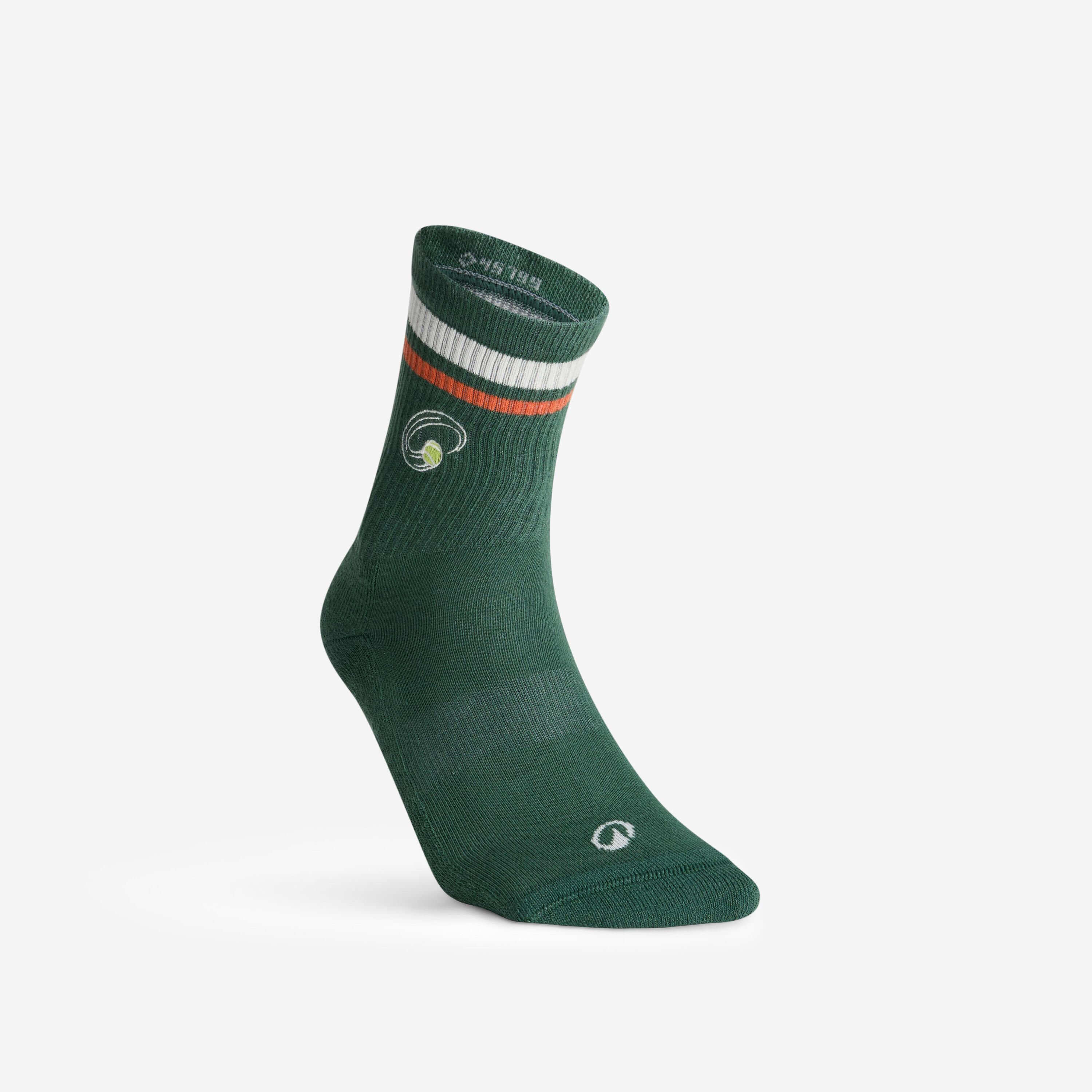 Chaussettes de sport hautes édition spéciale lot de 2 paires, RS300 blanc vert 2/5