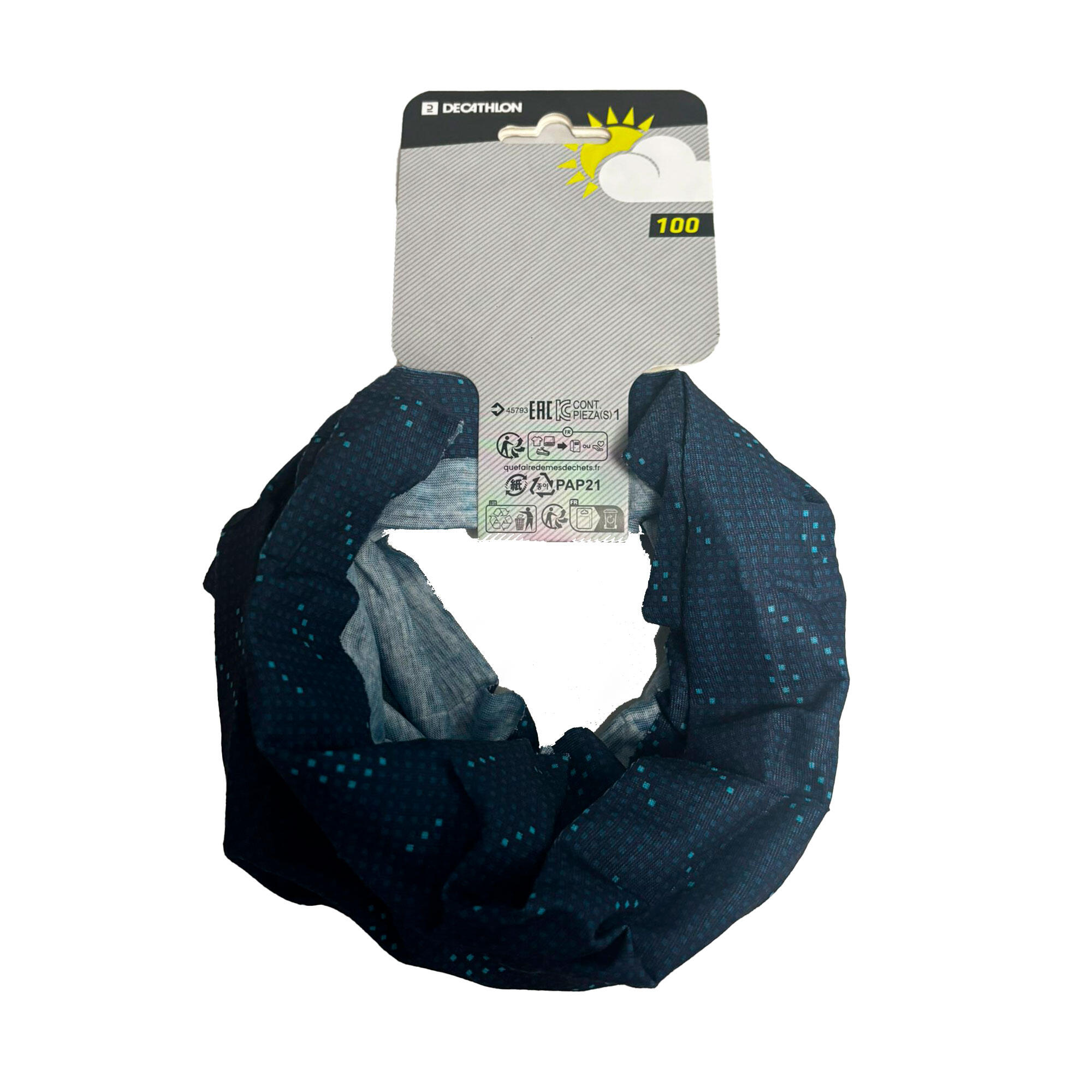 Cycling Neck Warmer - RoadR 100 Navy Blue 3/3