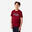 Tricou din bumbac cu imprimeu, bordo, copii