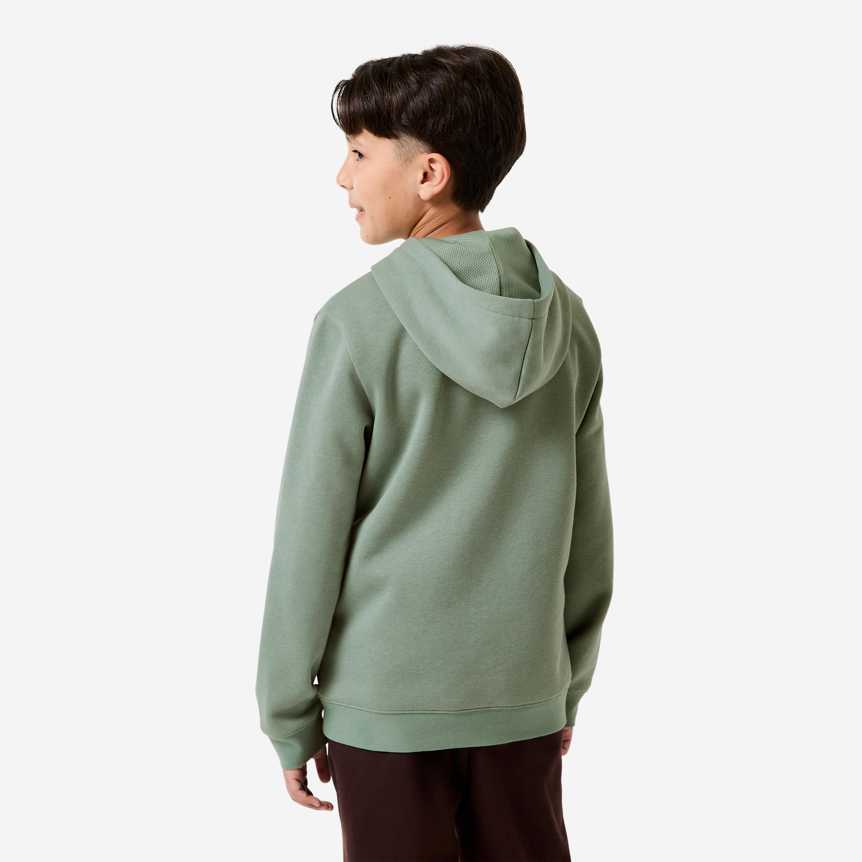 Hoodie Kinder - Print grün 4/6