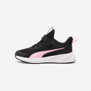 Zapatillas Flyer Lite Bebé Negro-Rosa Velcro