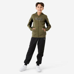 Chándal Niños Caqui-Negro Cremallera
