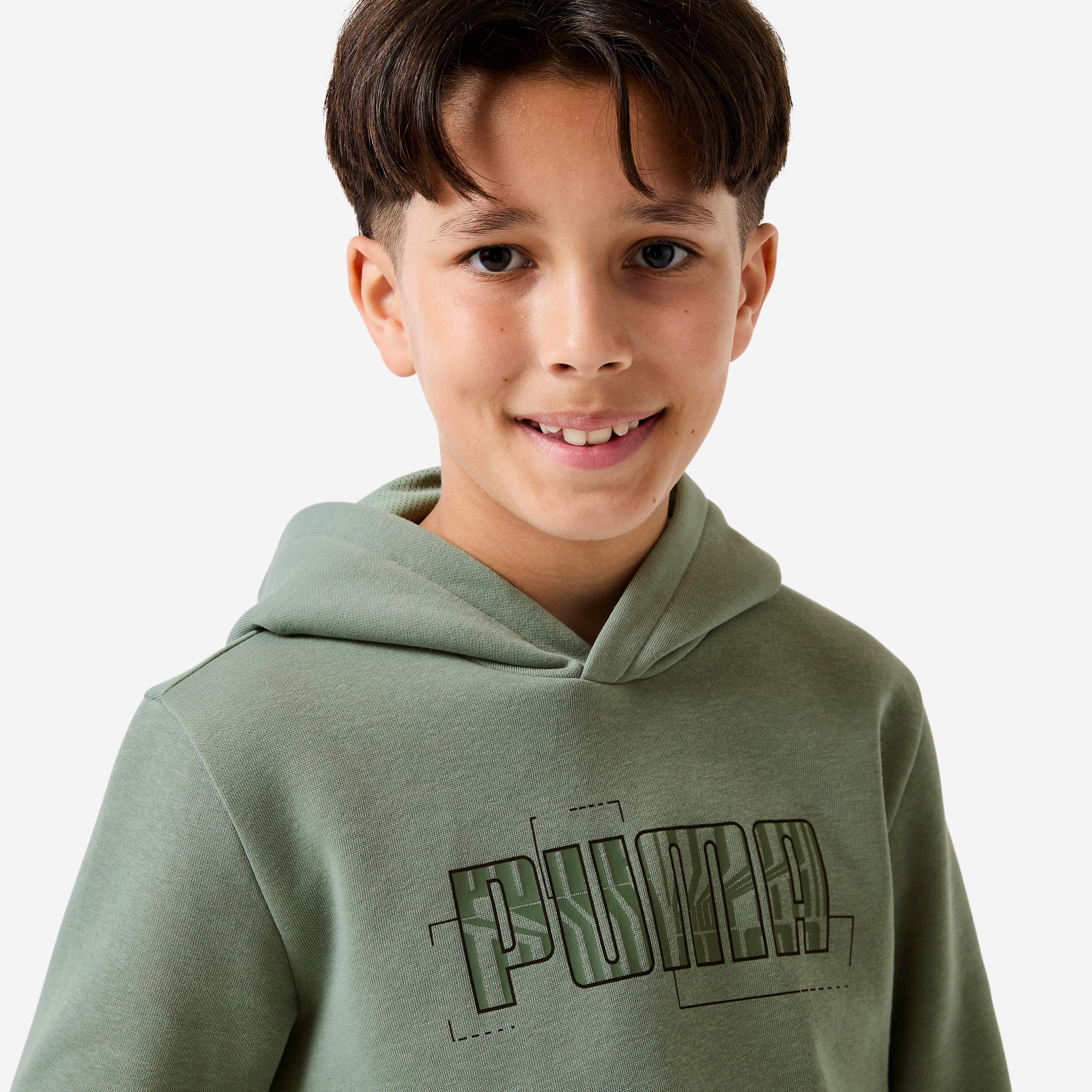 Hoodie Kinder - Print grün 6/6