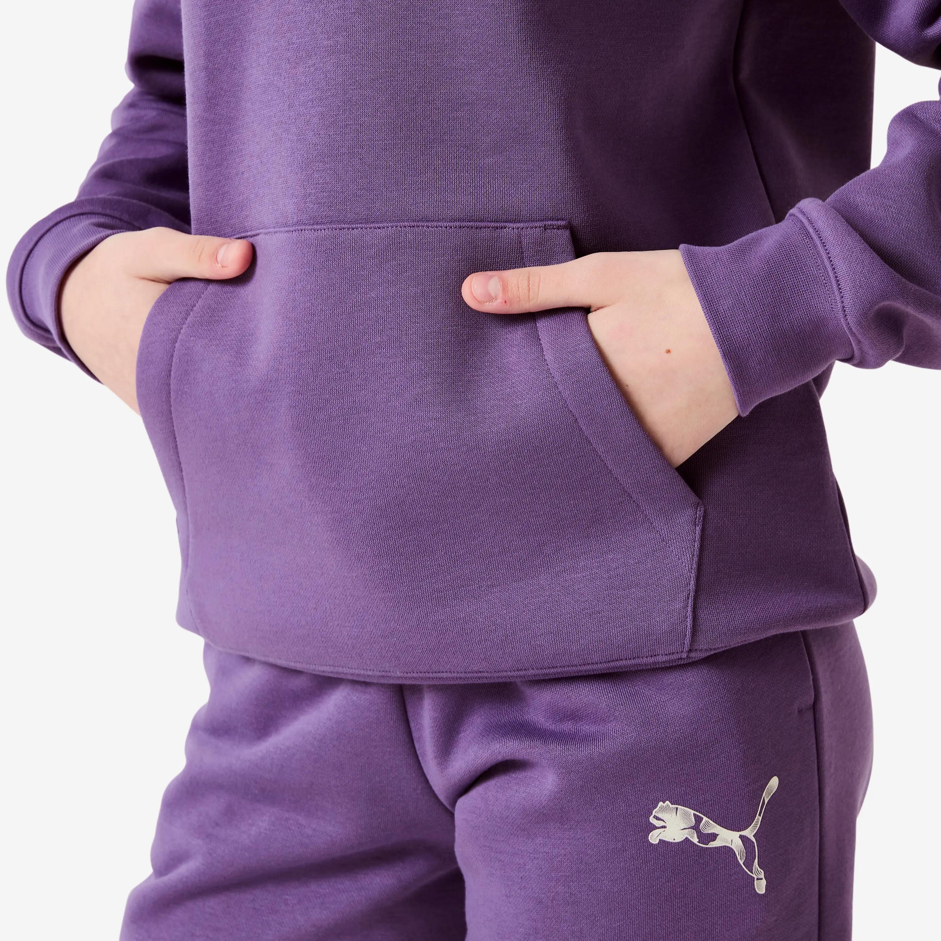 Sweatshirt de sport enfant, violet 5/5
