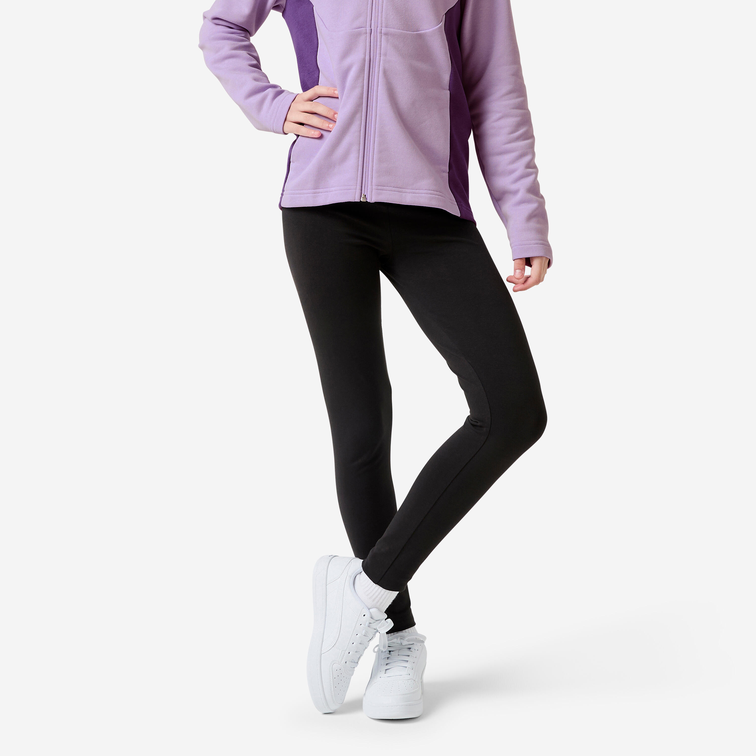 PUMA PUMA dievčenská súprava fialovo-čierna 5-6 r (116 cm) · záber 8
