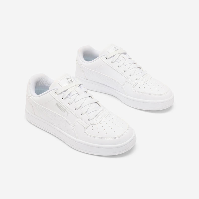 Încălțăminte cu șireturi Educație fizică PUMA CAVEN 2.0 Alb Copii 