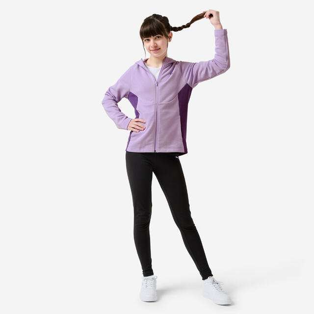 Chándal Niños Violeta Negro Cremallera