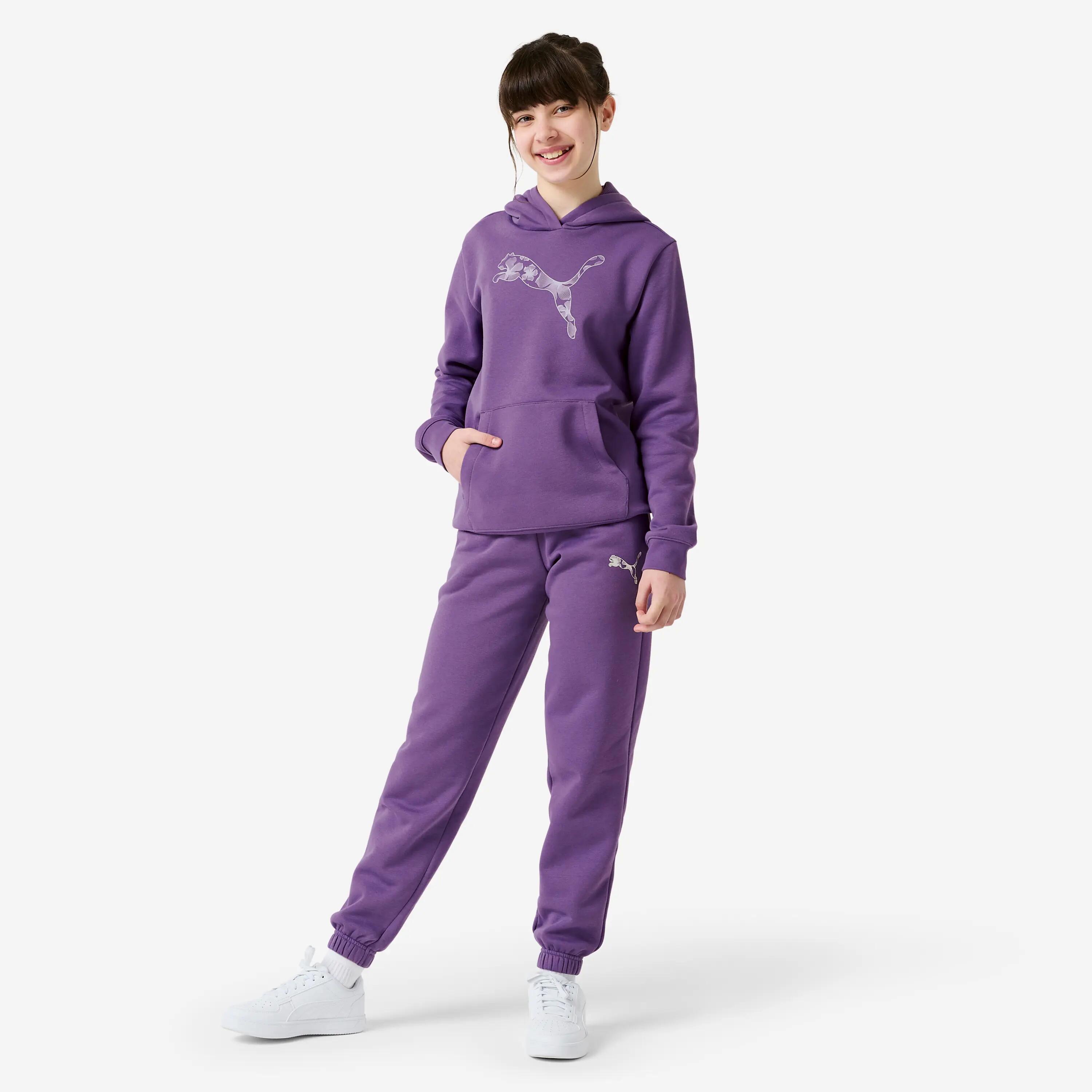 Sweatshirt de sport enfant, violet 2/5