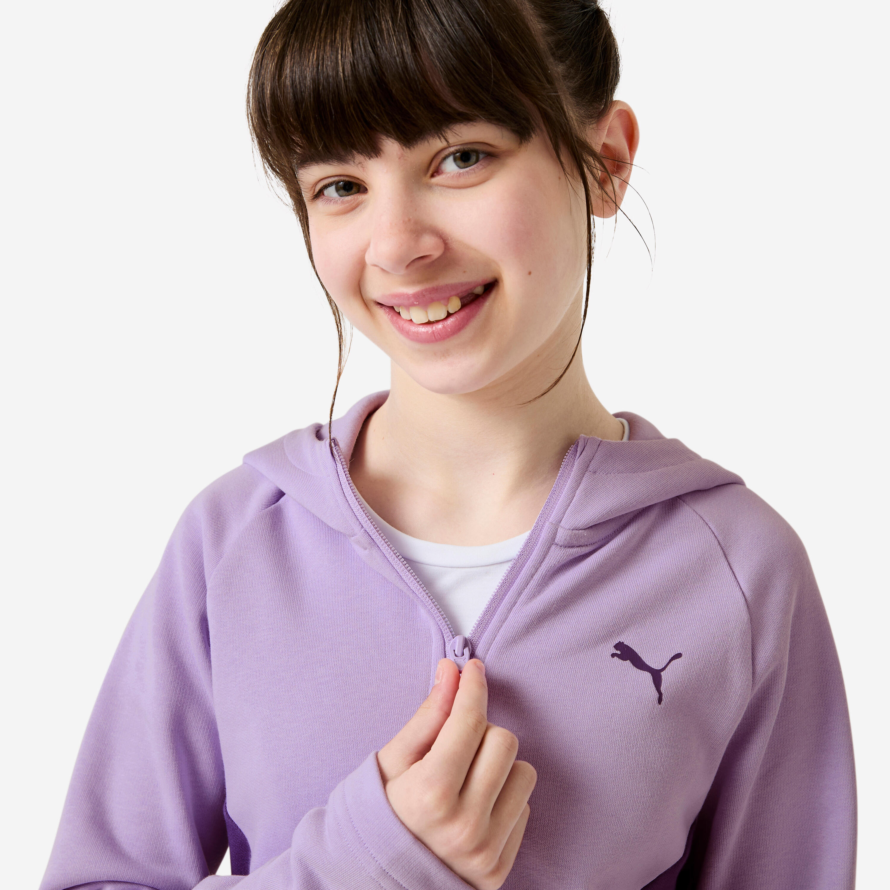 Trainingspak voor meisjes paars 5/9