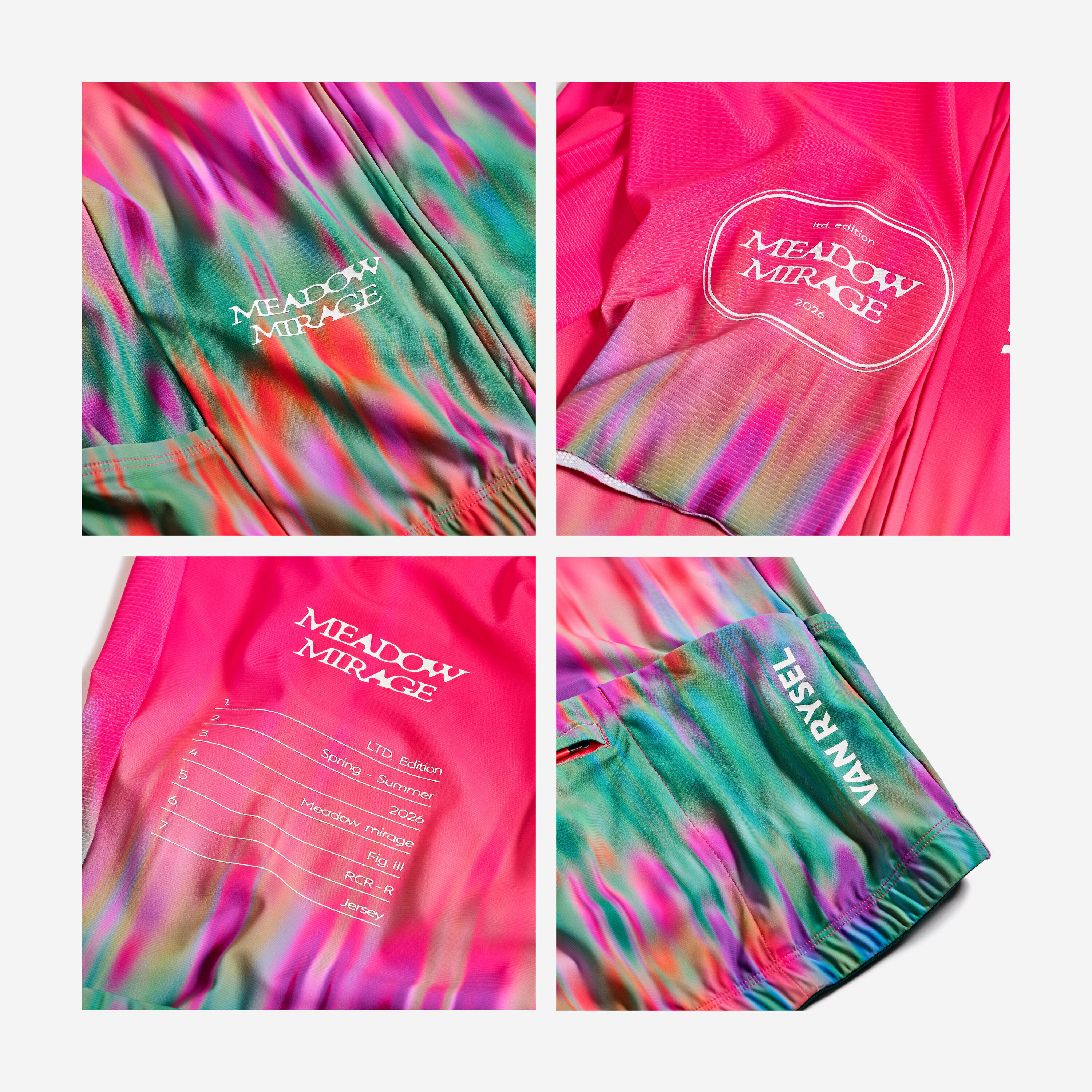 Maglia ciclismo Van Rysel unisex RACER 2 rosa 9/15