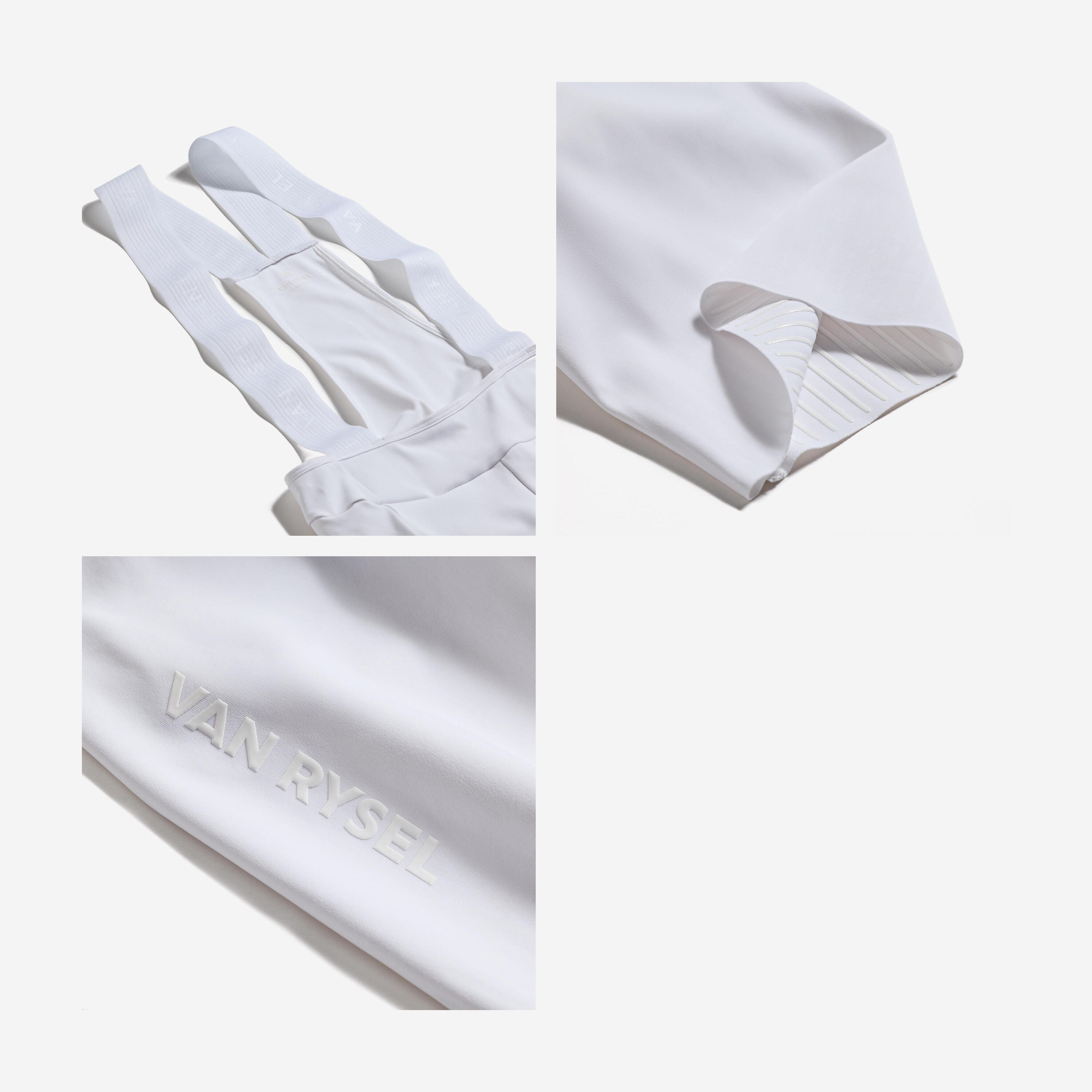 Culotte Corto Ciclismo Carretera RCR-R 2 LTD Mujer Blanco 5/9