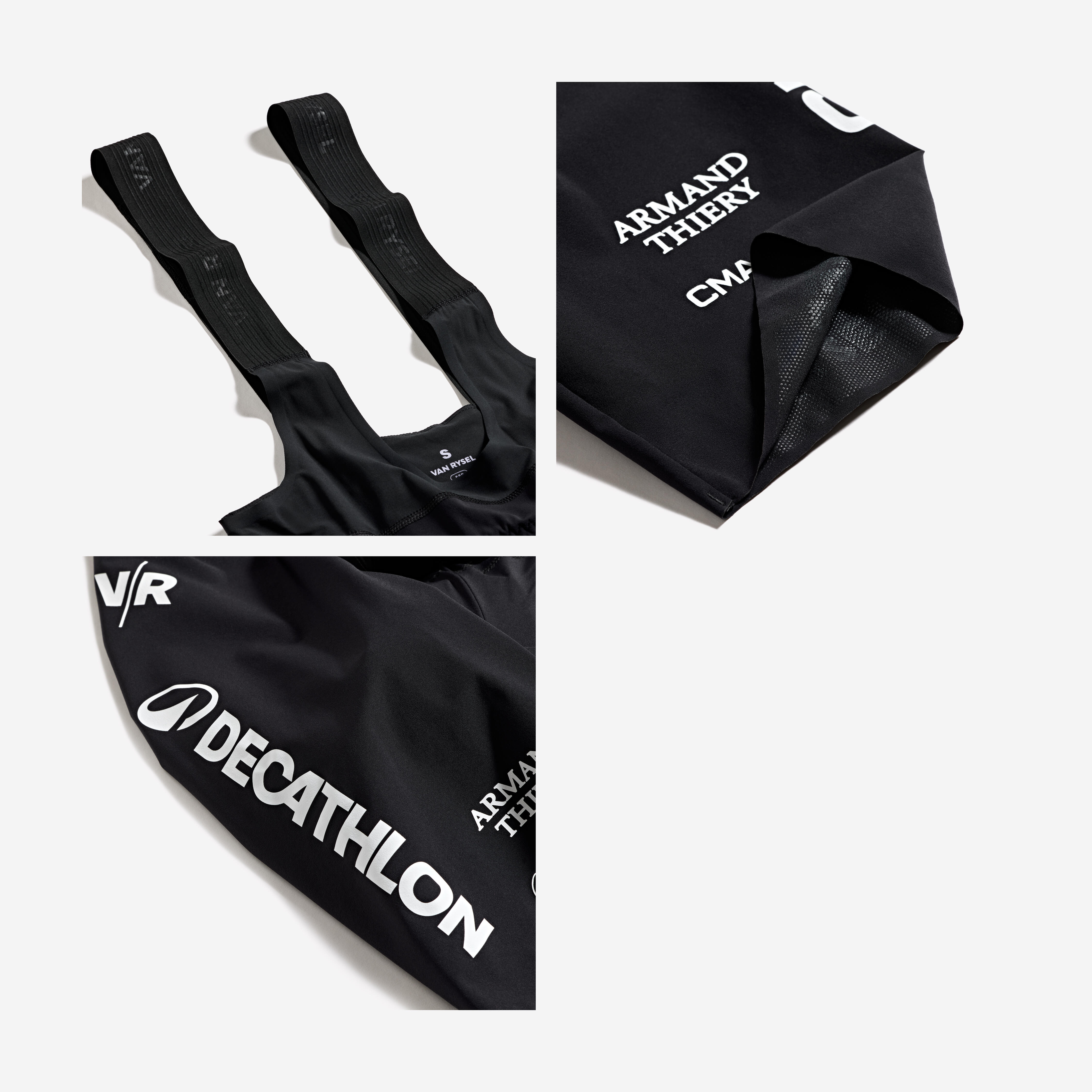 VAN RYSEL Pánske cyklistické šortky RCR-R PRO Decathlon CMA CGM Official S · záber 8