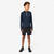 Tee-Shirt manches longues running Enfant 1/2 zip chaud - KIPRUN Warm 100 Marine