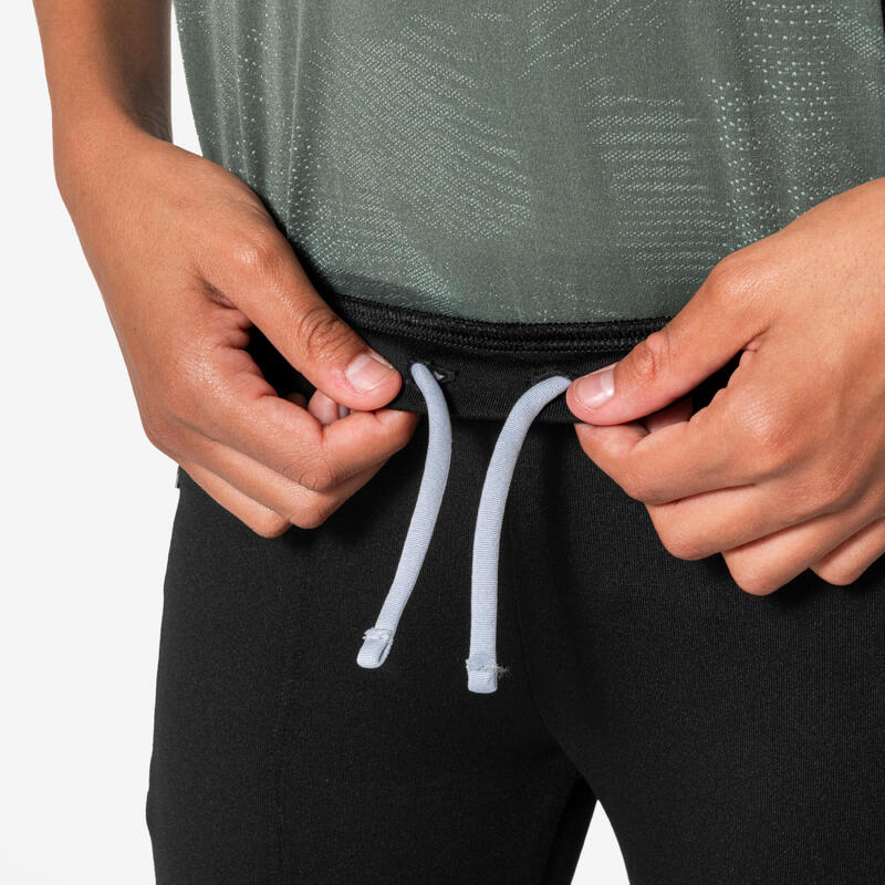 Çocuk Koşu Taytı - Siyah - Kiprun Warm + 